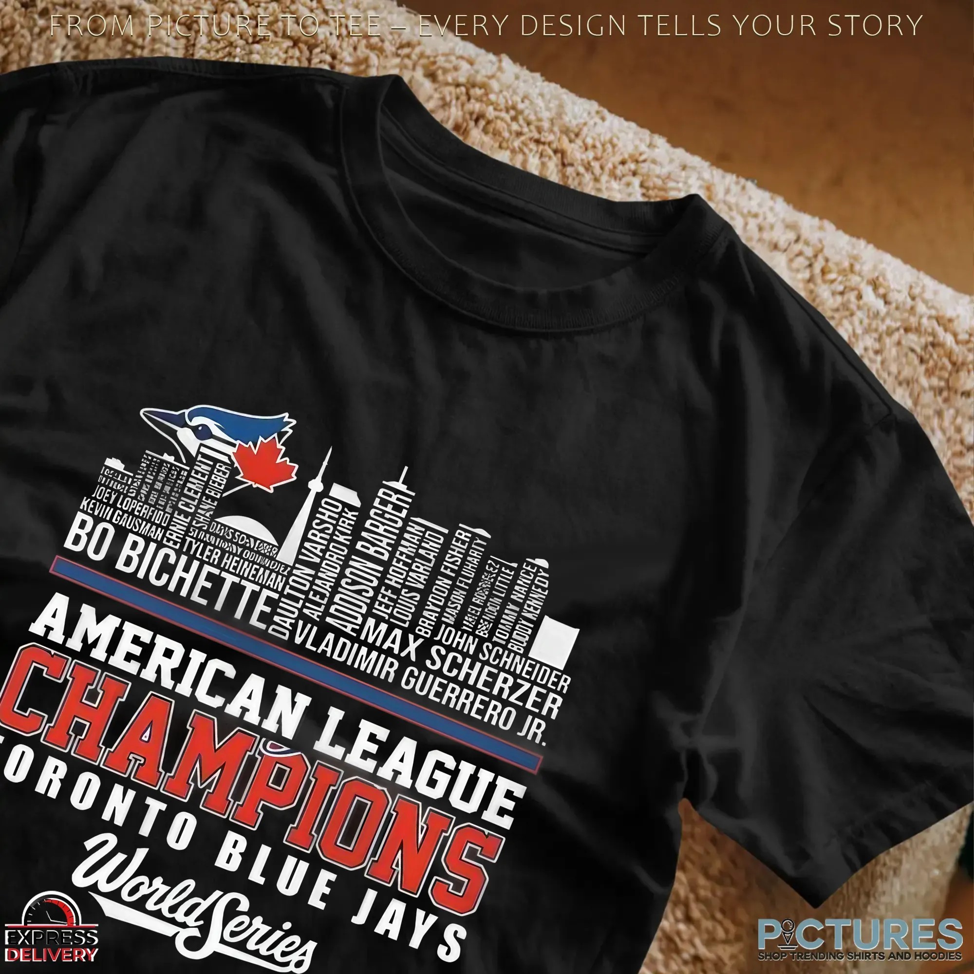 Blue Jays World Series 2025 American League Team Roster T Shirt