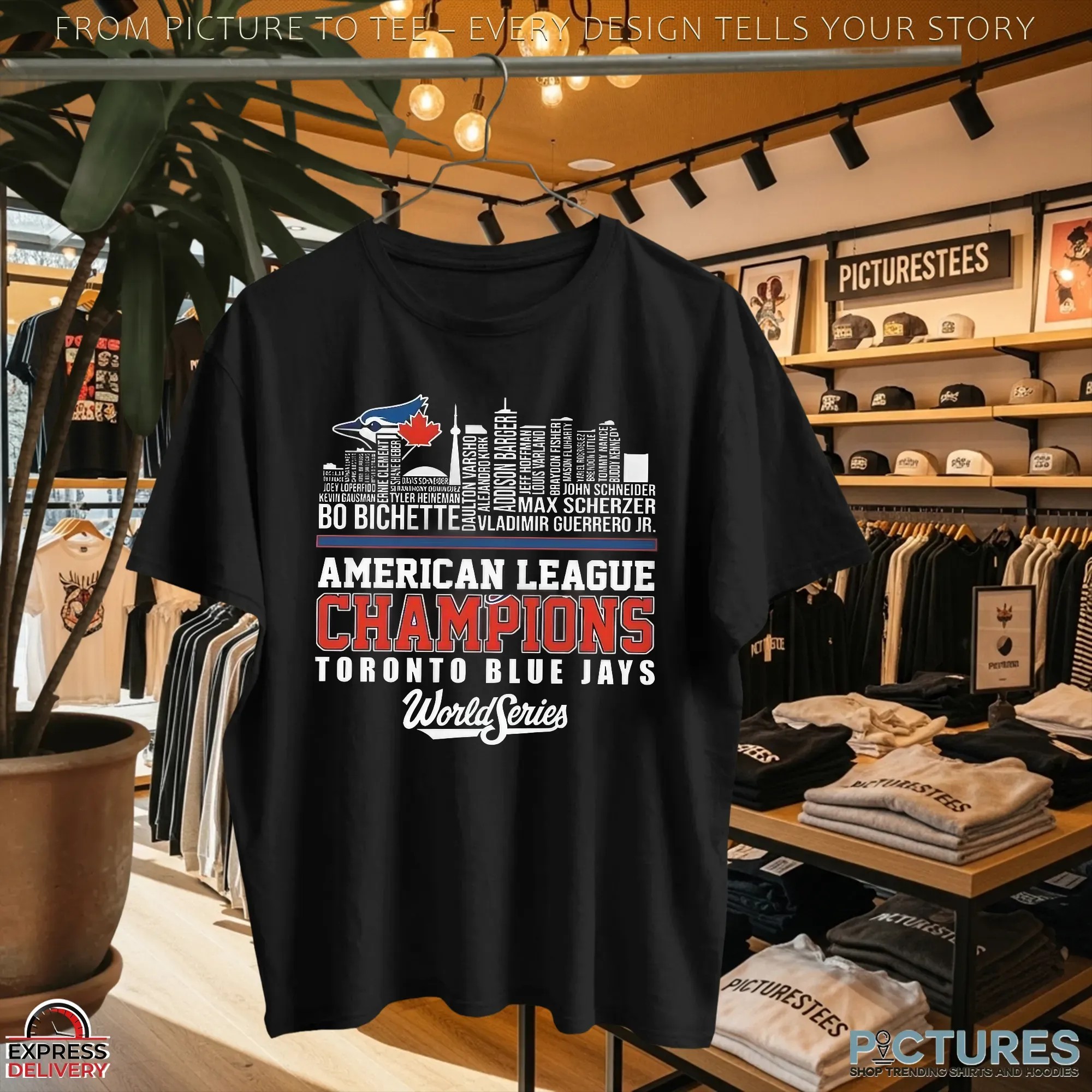 Blue Jays World Series 2025 American League Team Roster T Shirt