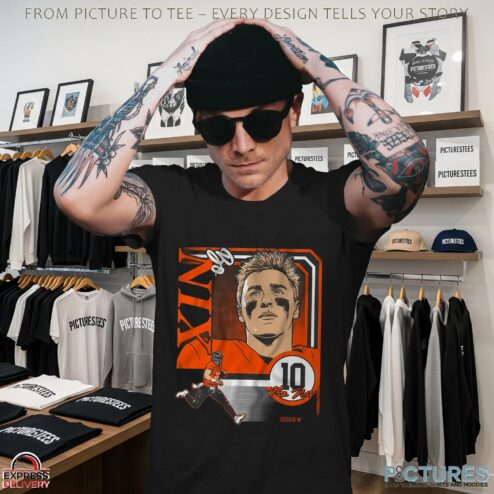 Bo Nix Collage Frame T Shirt