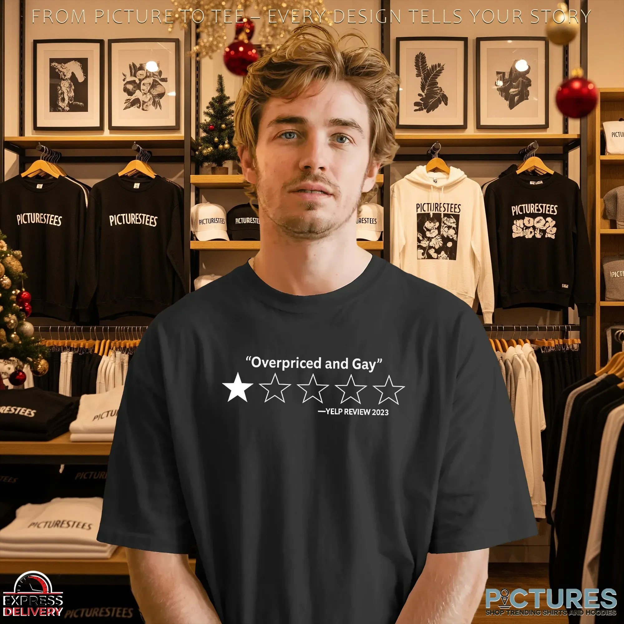 Bobcat Bonnie’s Overpriced And Gay Yelp Review 2023 Stars shirt_2