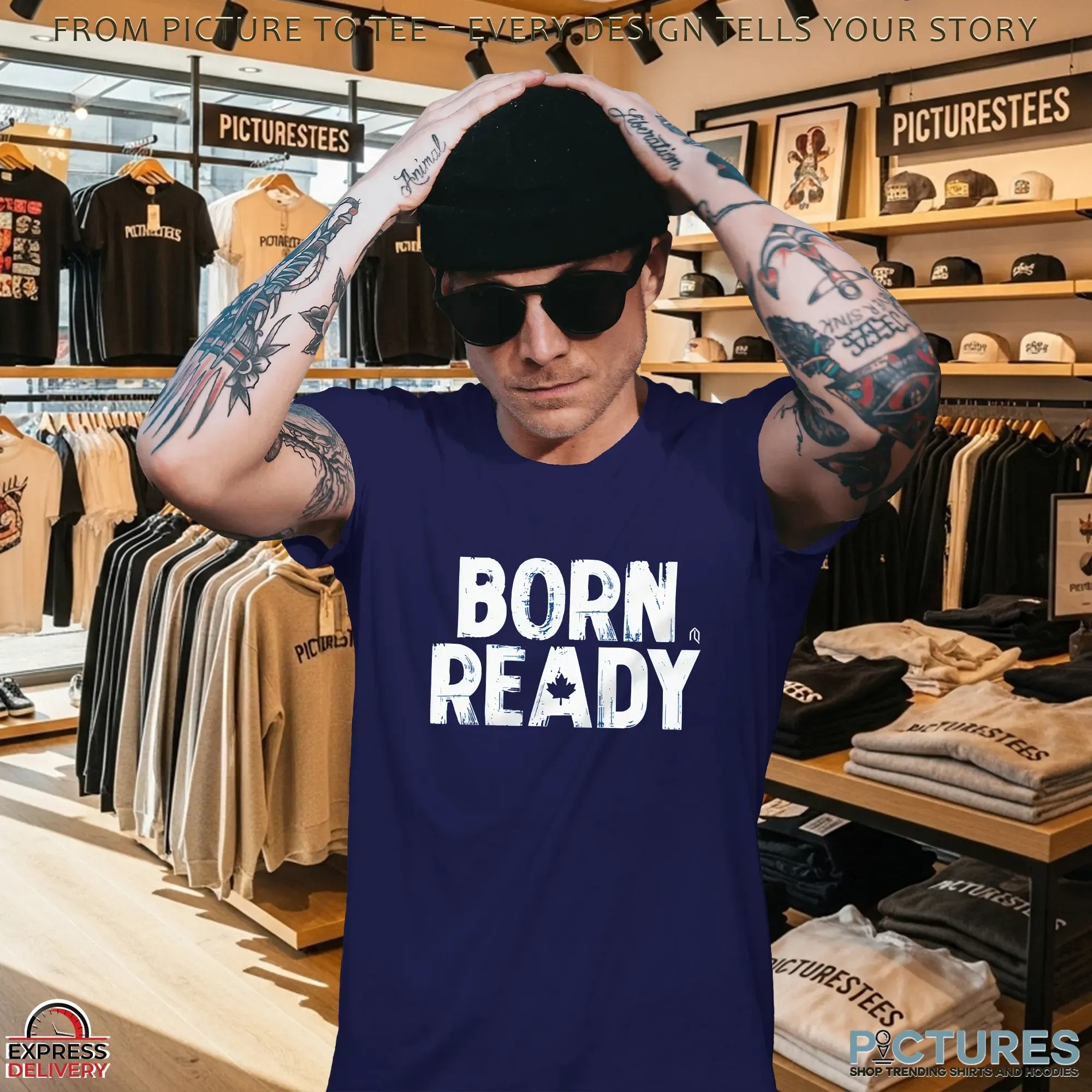 Born Ready Statement T Shirt Born Ready Statement T Shirt