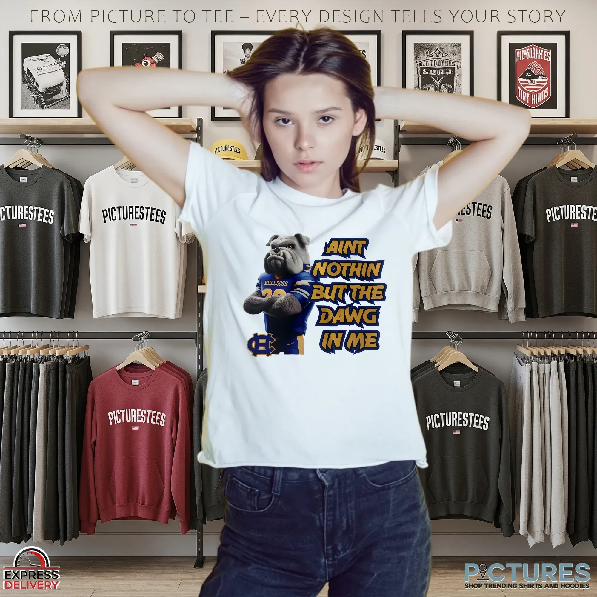 Bulldogs Aint Nothin But The Dawg In Me T Shirt