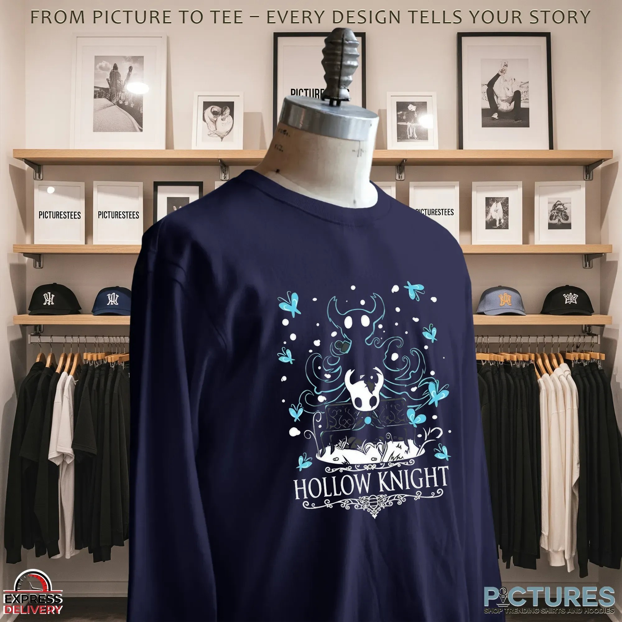 Camiseta Hollow Knight Born of God and Void T Shirt Camiseta Hollow Knight Born of God and Void T Shirt