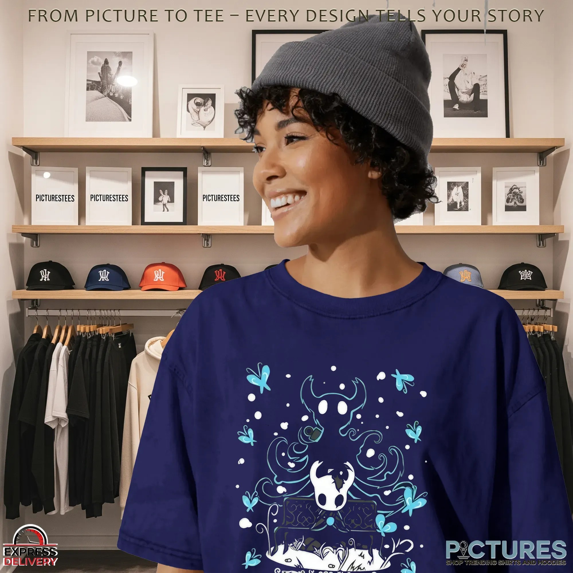 Camiseta Hollow Knight Born of God and Void T Shirt Camiseta Hollow Knight Born of God and Void T Shirt