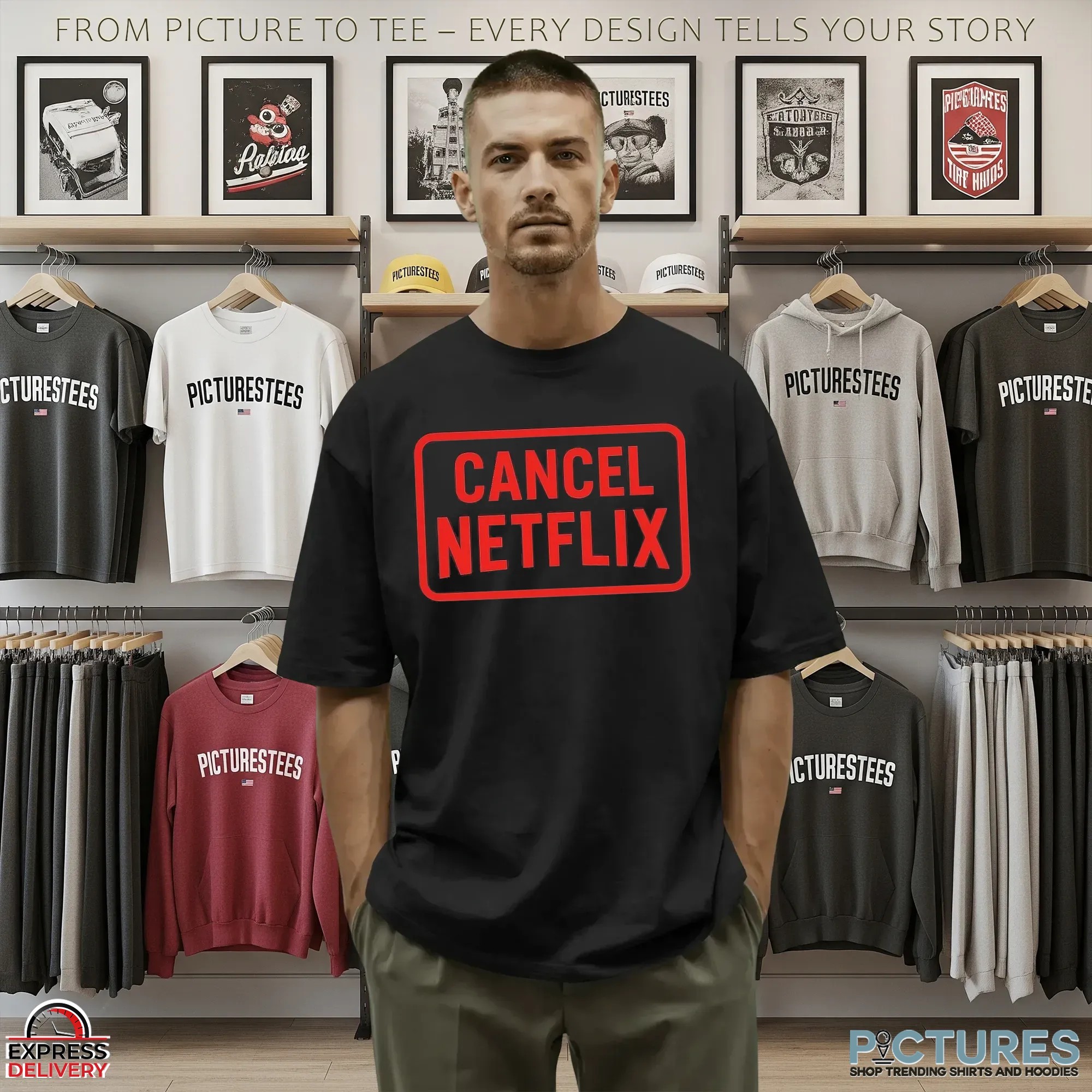 Cancel Netflix T Shirt