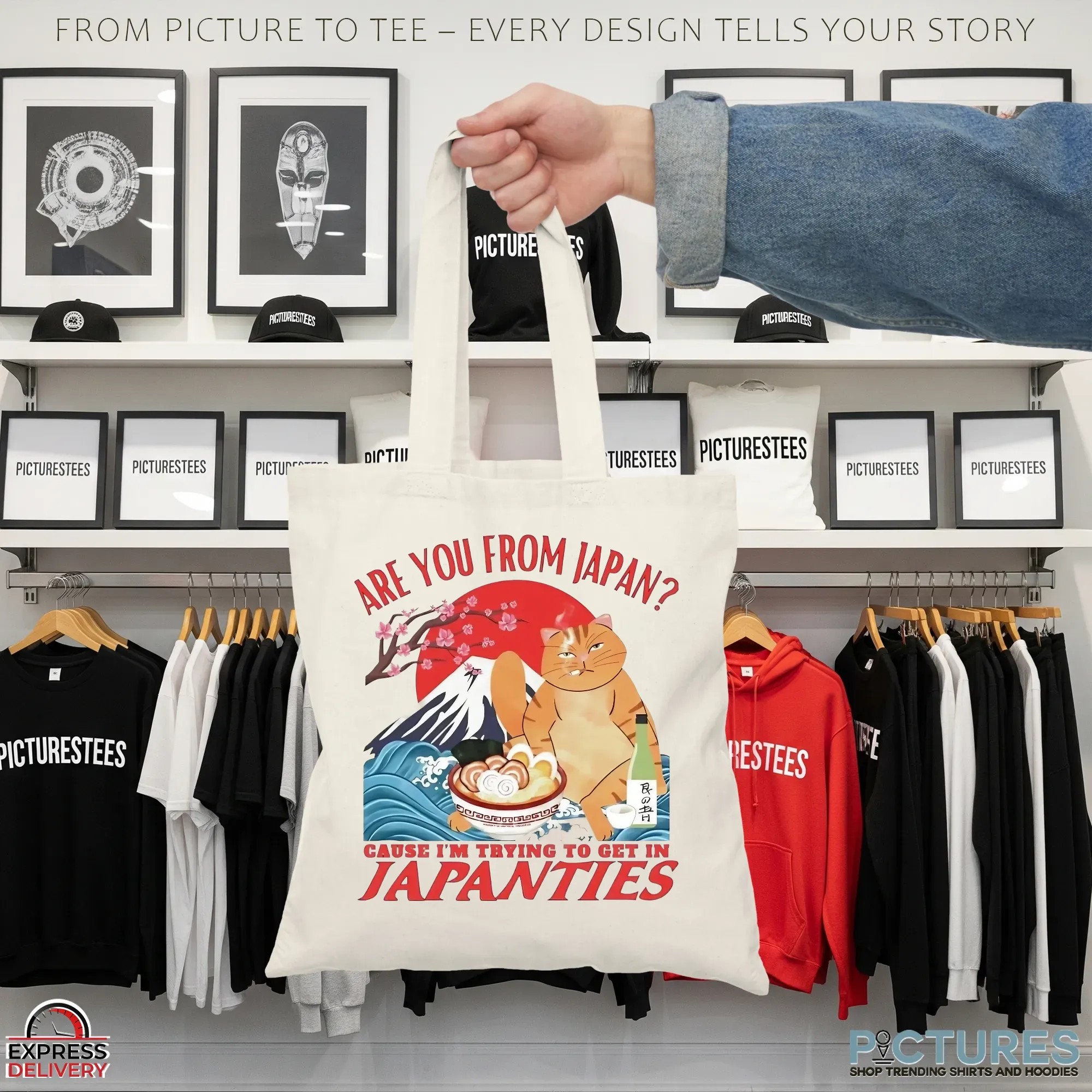 Cat Are You From Japan Cause I’m Trying To Get In Japanties Fuji Mountain T Shirt