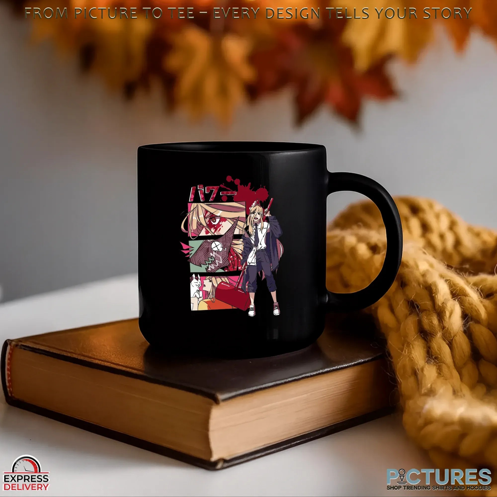 Chainsaw Man Power Blood Devil Meowy Manga T Shirt Chainsaw Man Power Blood Devil Meowy Manga T Shirt