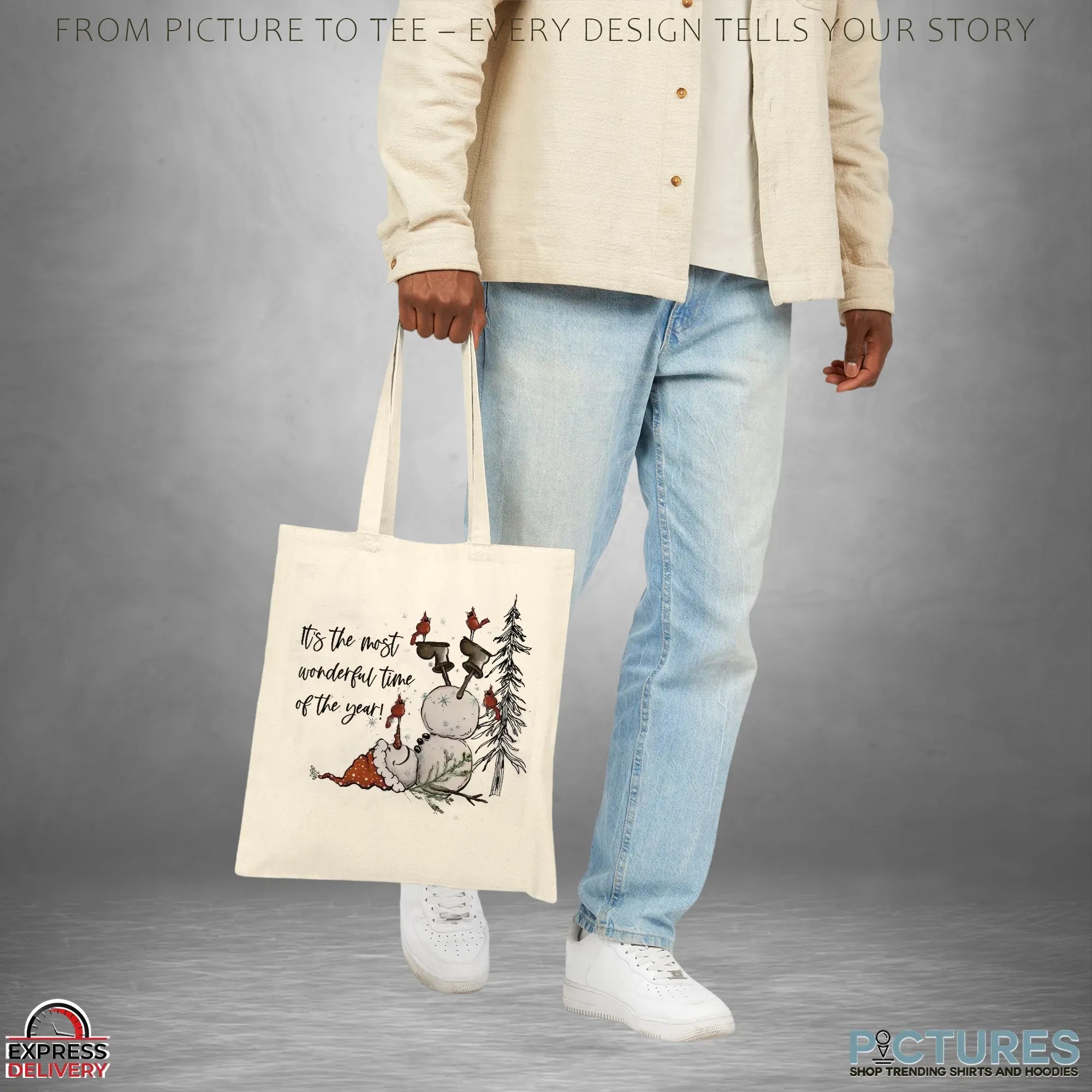 Chilling Snowman It's The Most Wonderful Time Of The Year Christmas T Shirt