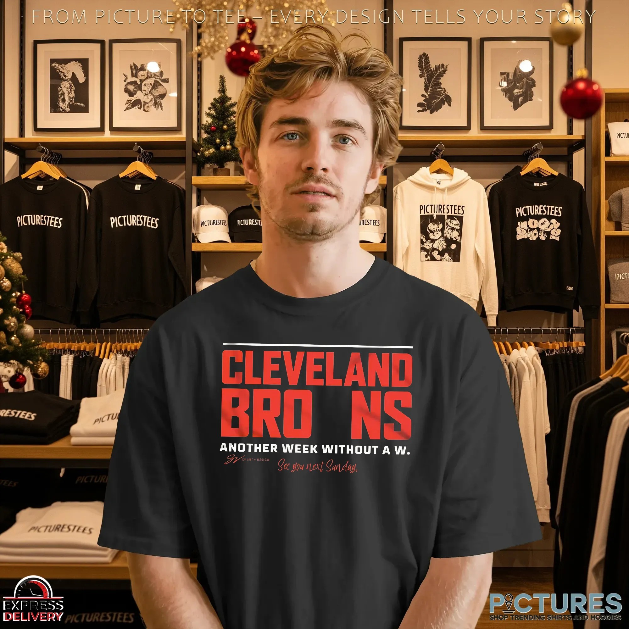 Cleveland Browns Another Week Without A W See You Next Sunday Graphic T Shirt