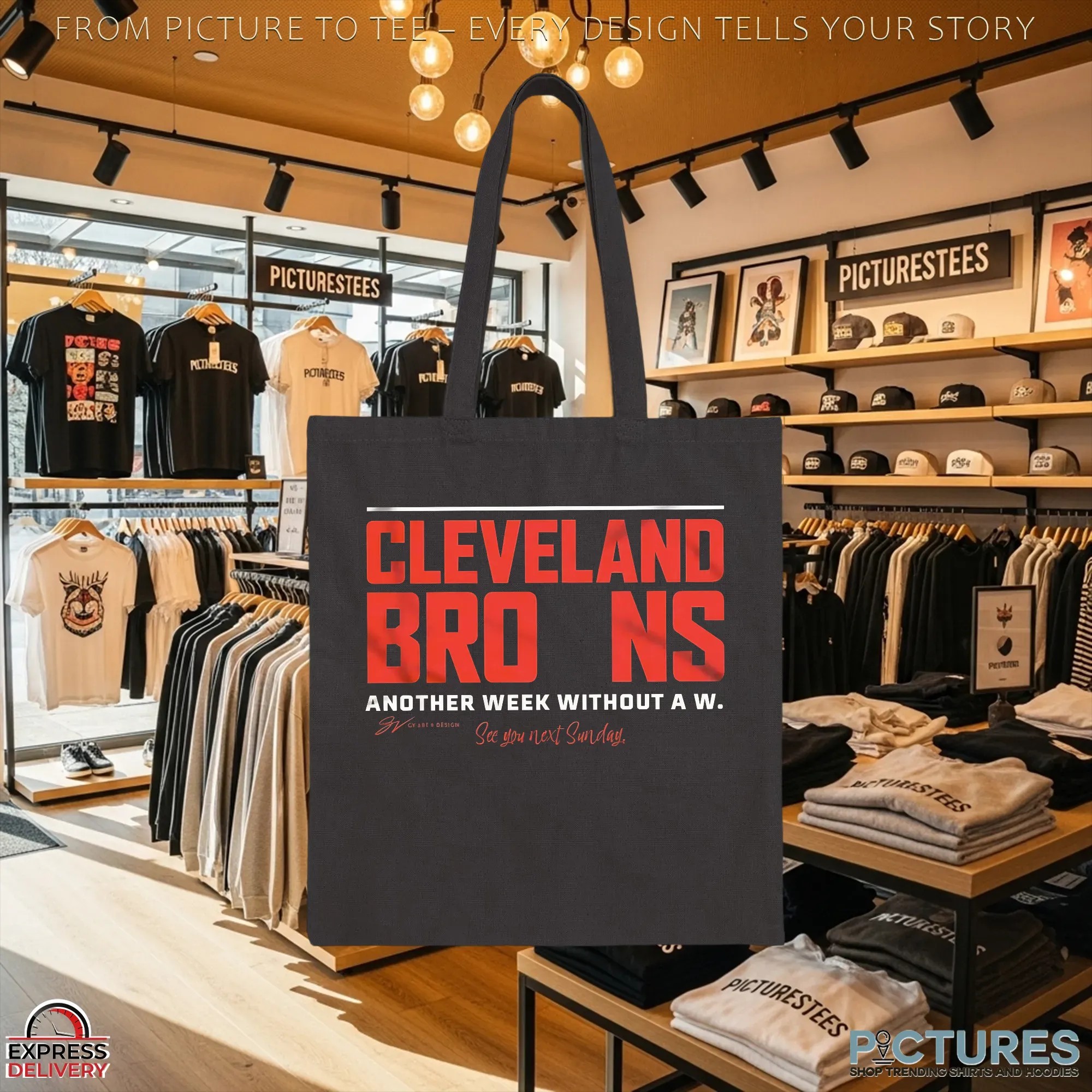 Cleveland Browns Another Week Without A W See You Next Sunday Graphic T Shirt