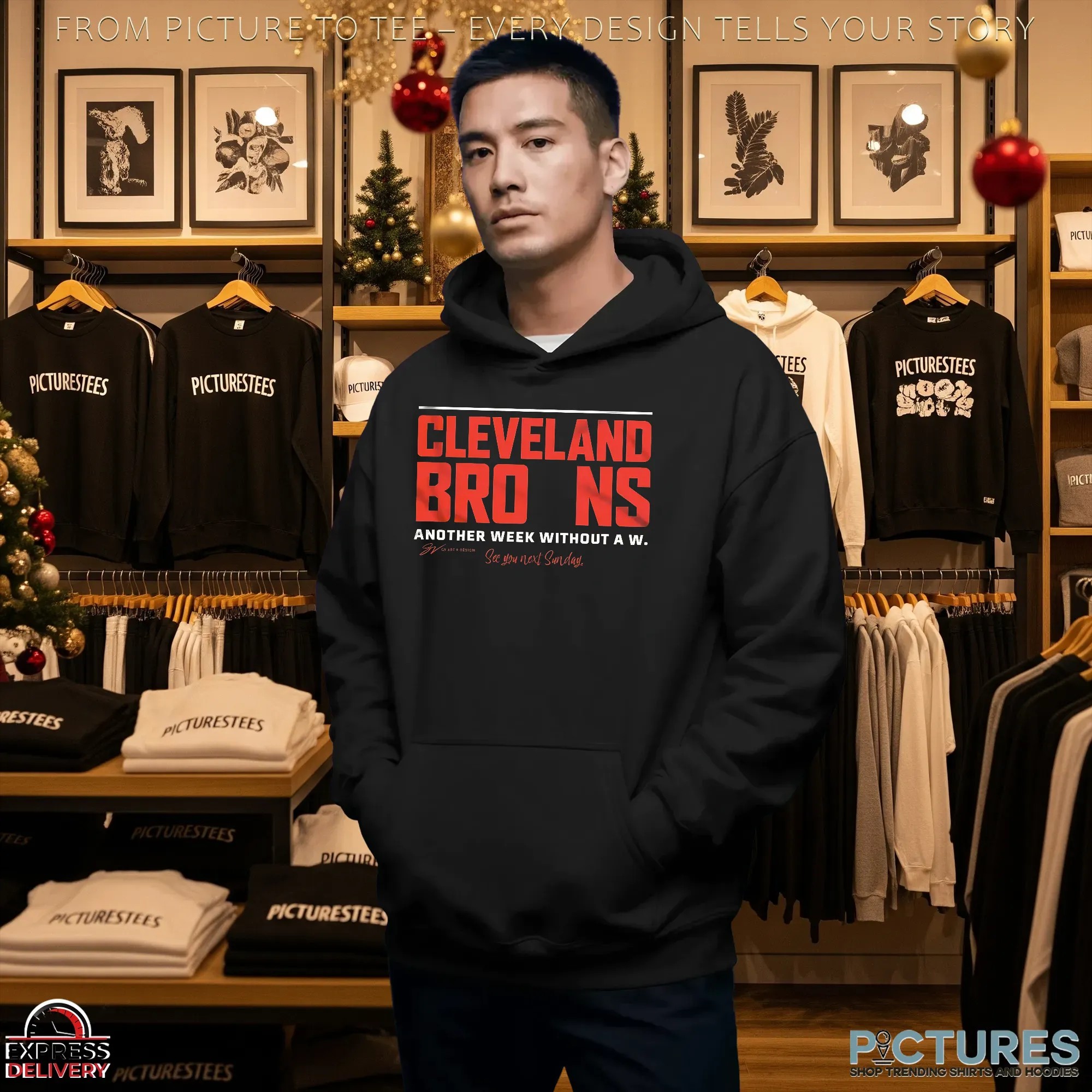 Cleveland Browns Another Week Without A W See You Next Sunday Graphic T Shirt