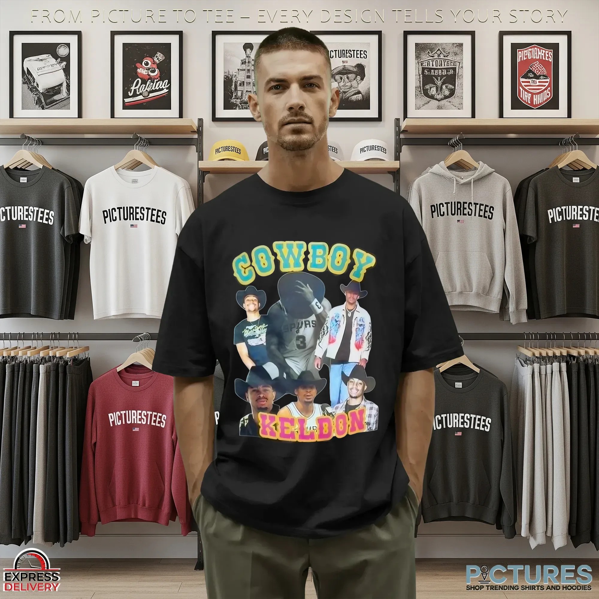 Cow Boy Keldon Bootleg T Shirt