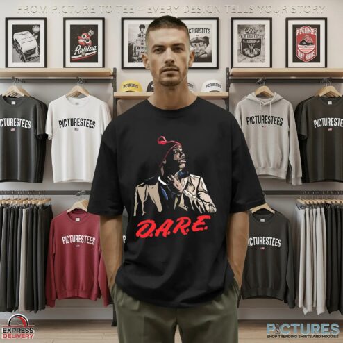D A R E Biggums Parody Graphic T Shirt