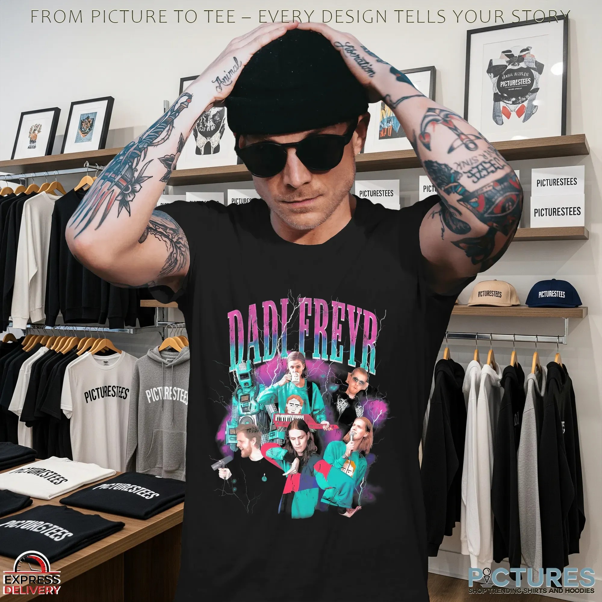 Dadifreyr Vintage Bootleg Style Shirt