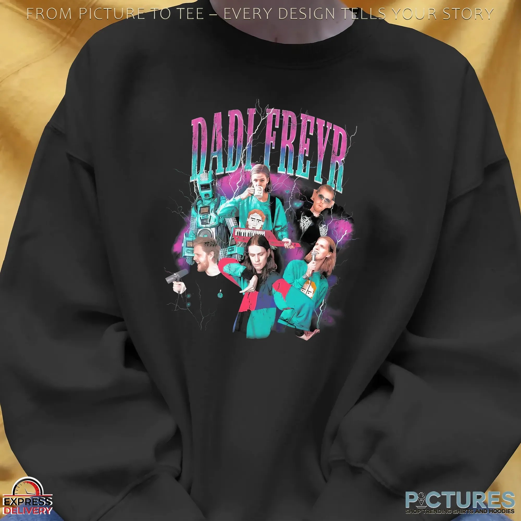 Dadifreyr Vintage Bootleg Style Shirt