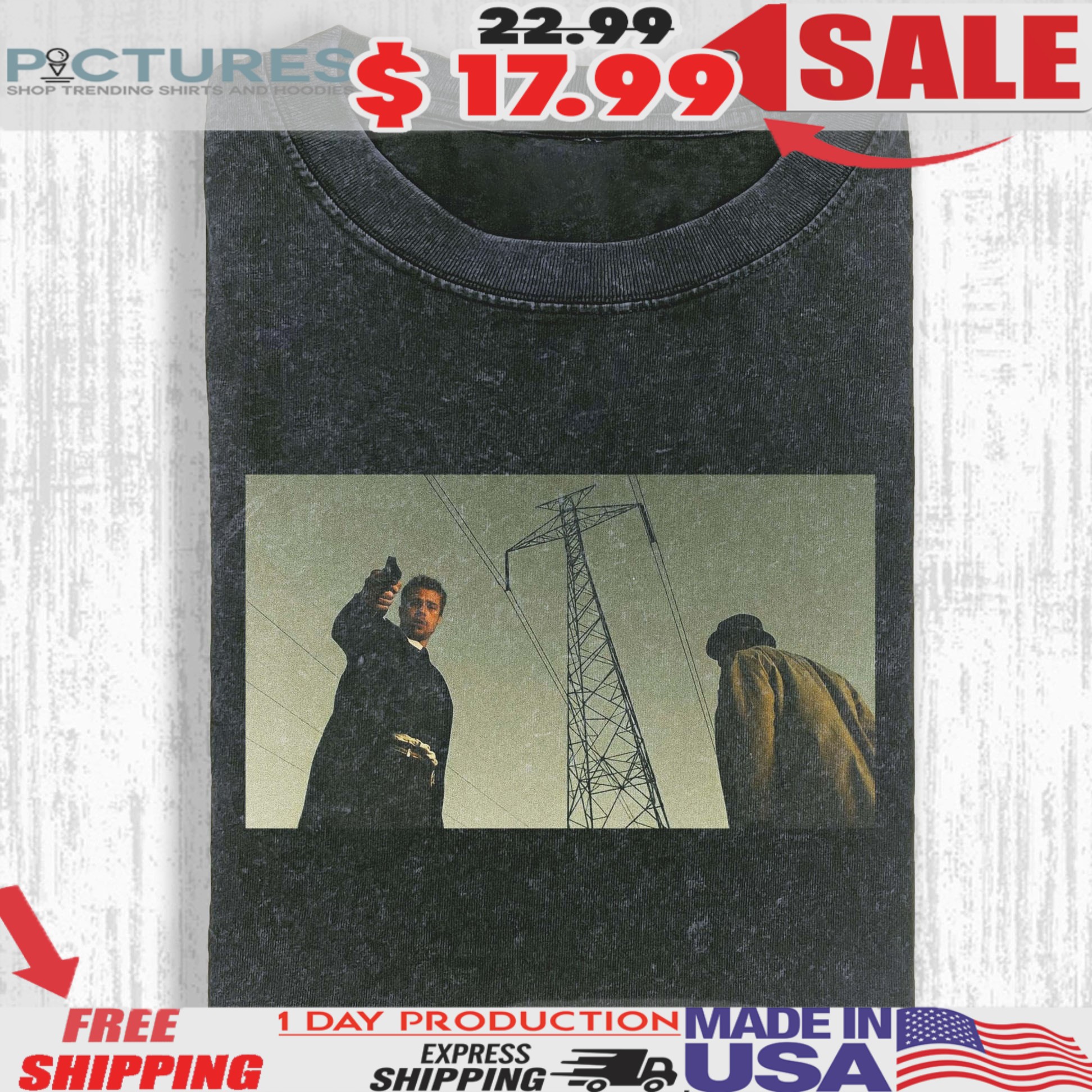 David Mills William Somerset Seven T-shirt