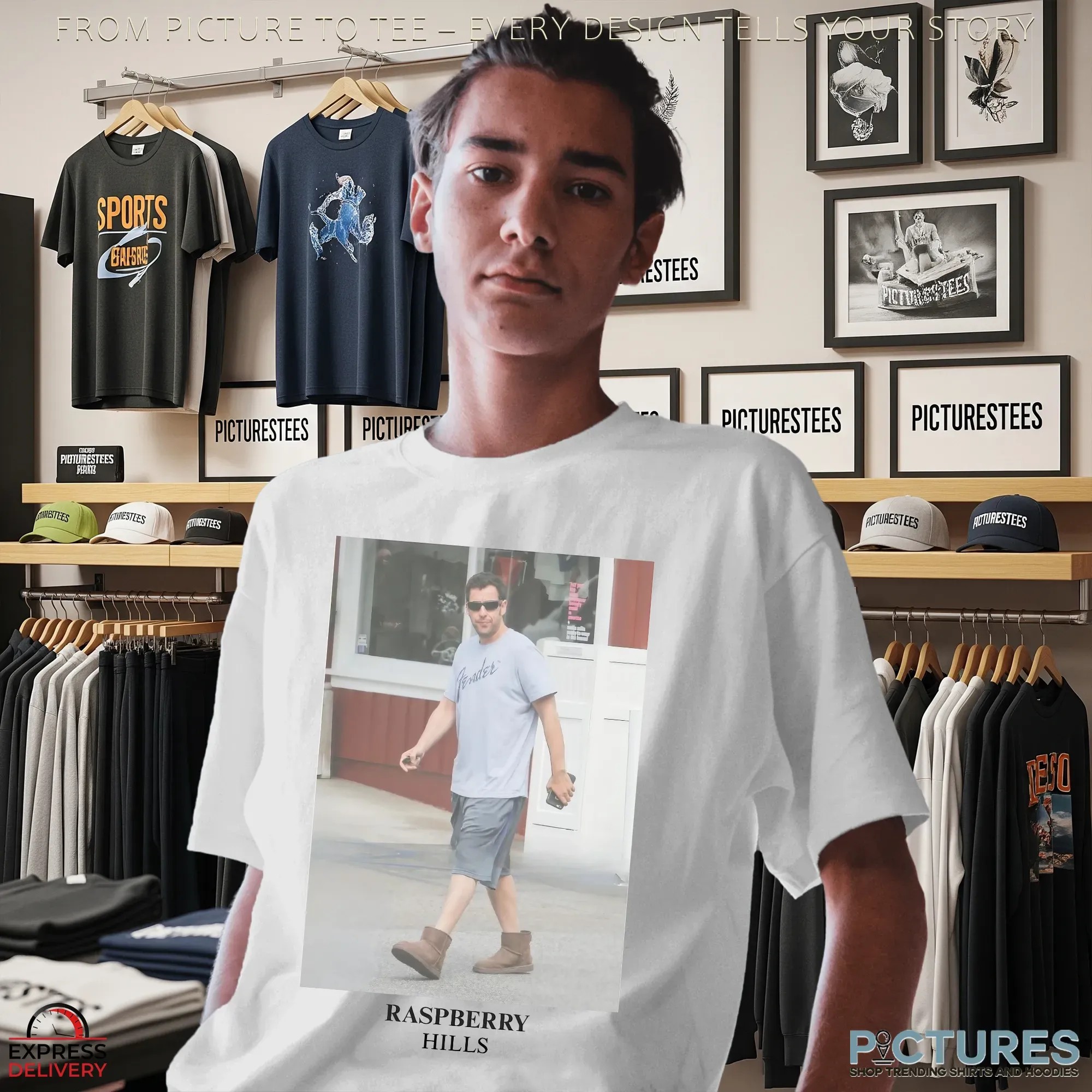 Derrick Henry Raspberry Hills Adam Sandler Photo T Shirt Derrick Henry Raspberry Hills Adam Sandler Photo T Shirt
