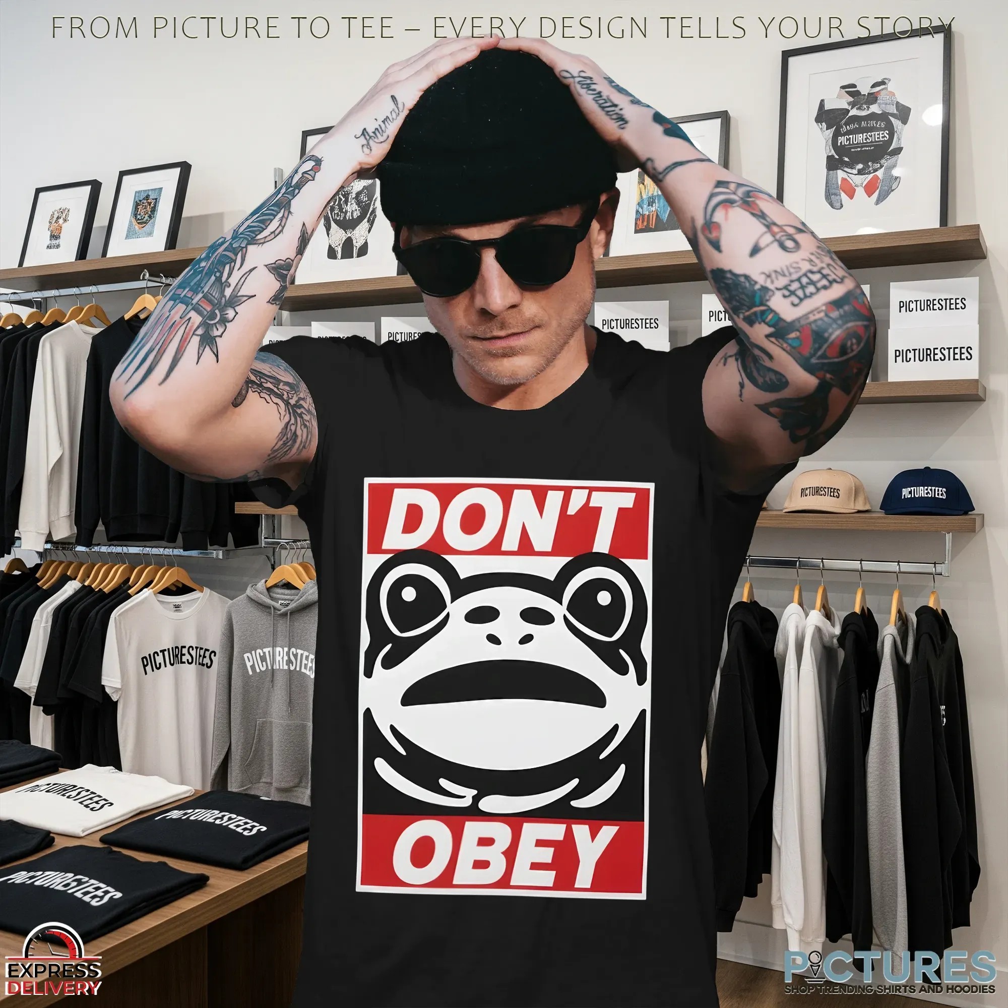Don’t Obey Portland Frog Resist T Shirt