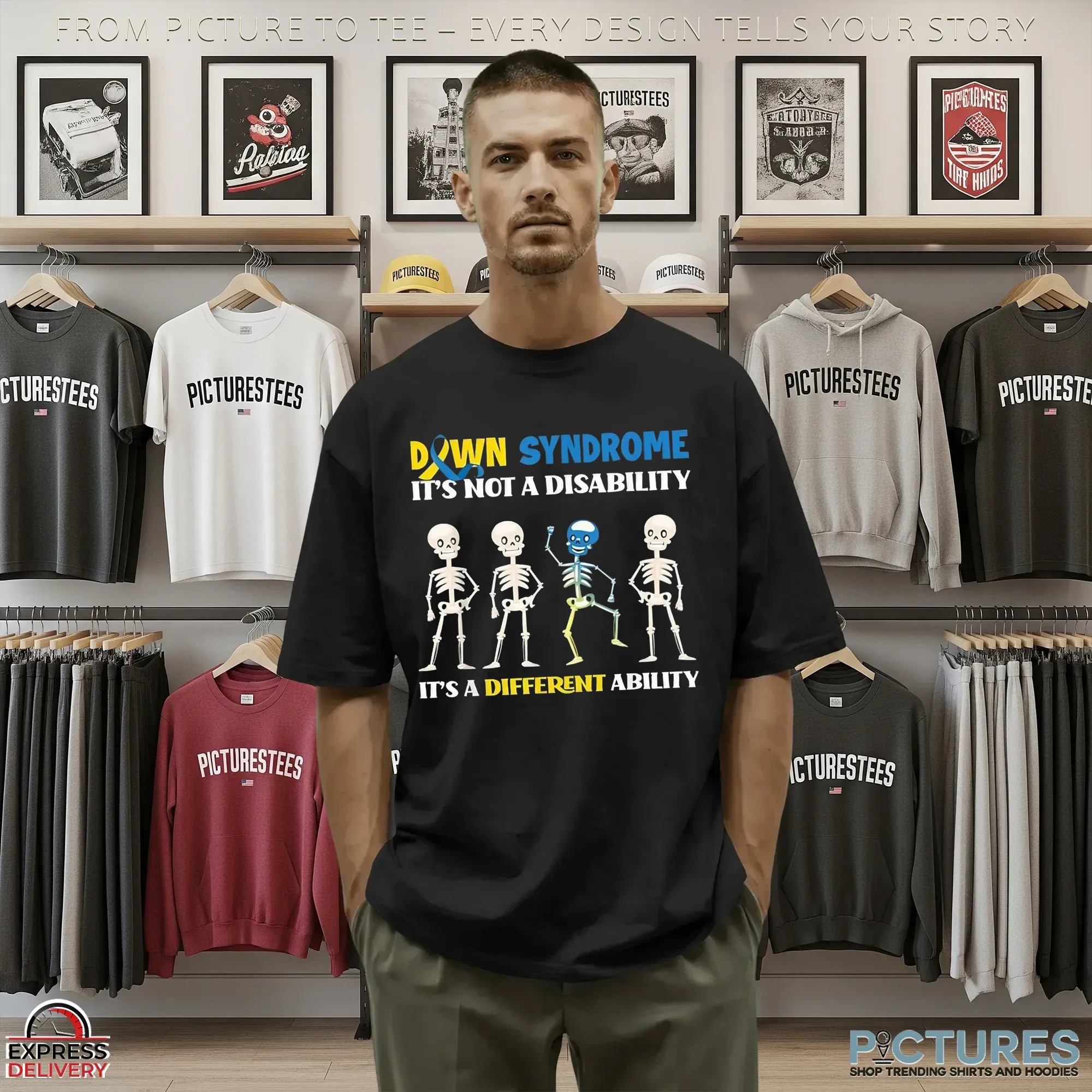 Down Syndrome It's Not A Disability It's A Different Ability T Shirt Down Syndrome It's Not A Disability It's A Different Ability T Shirt