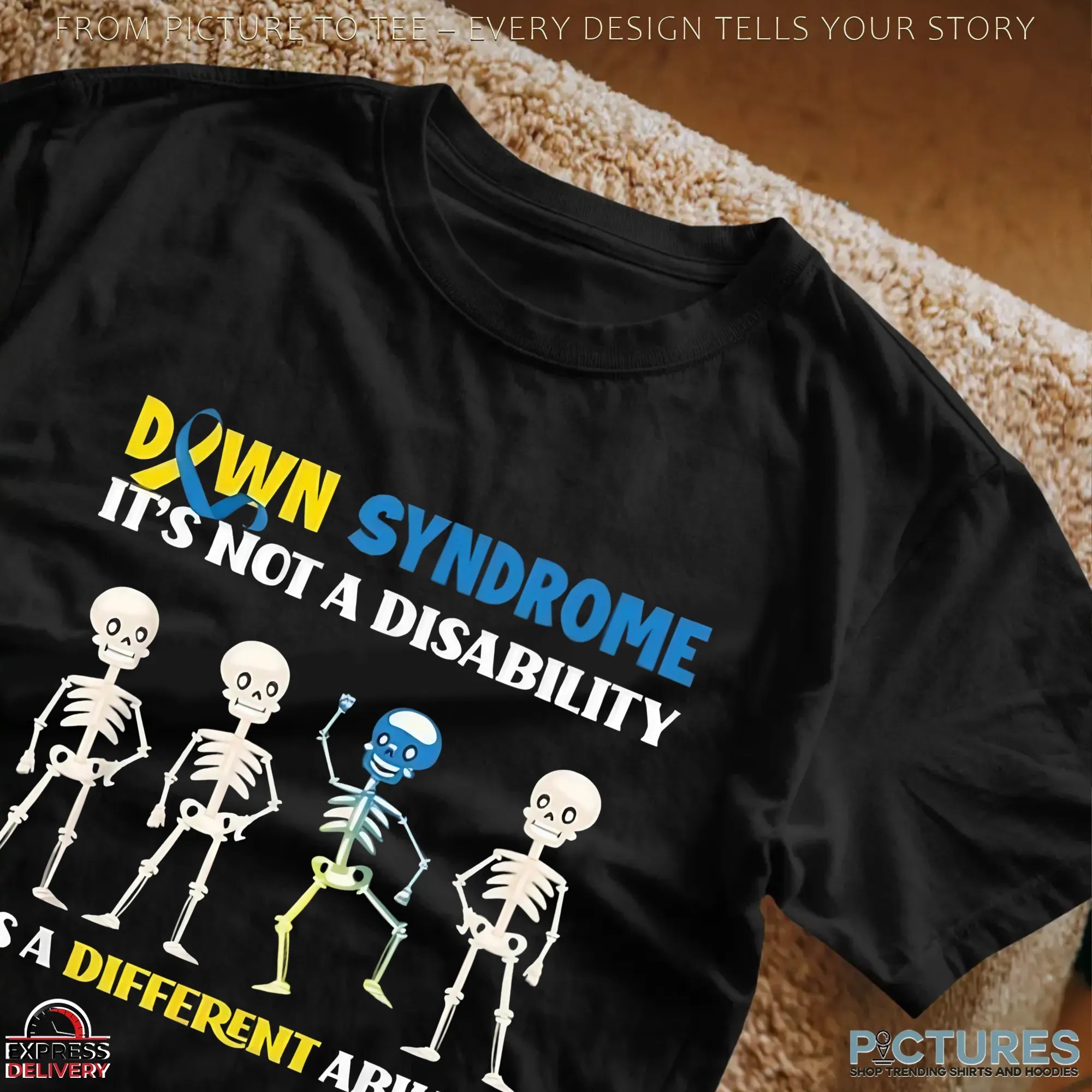 Down Syndrome It's Not A Disability It's A Different Ability T Shirt Down Syndrome It's Not A Disability It's A Different Ability T Shirt