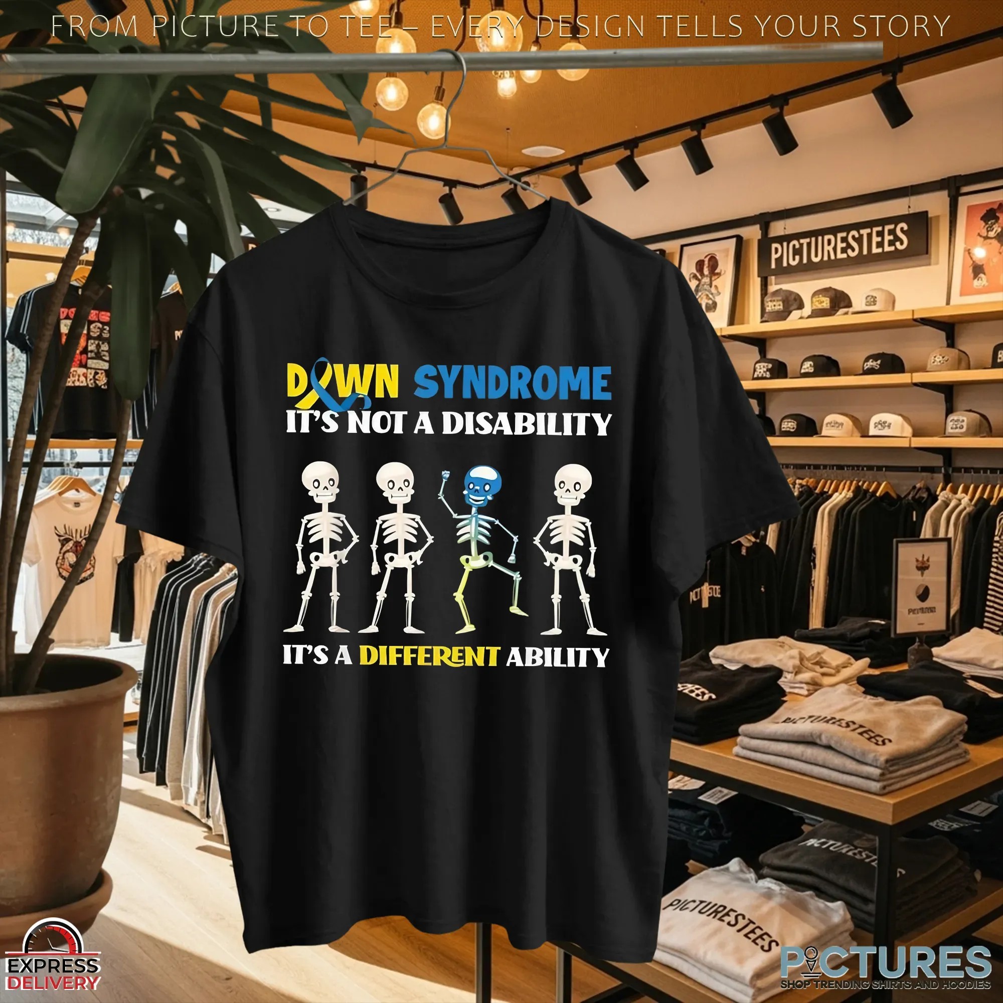 Down Syndrome It's Not A Disability It's A Different Ability T Shirt Down Syndrome It's Not A Disability It's A Different Ability T Shirt