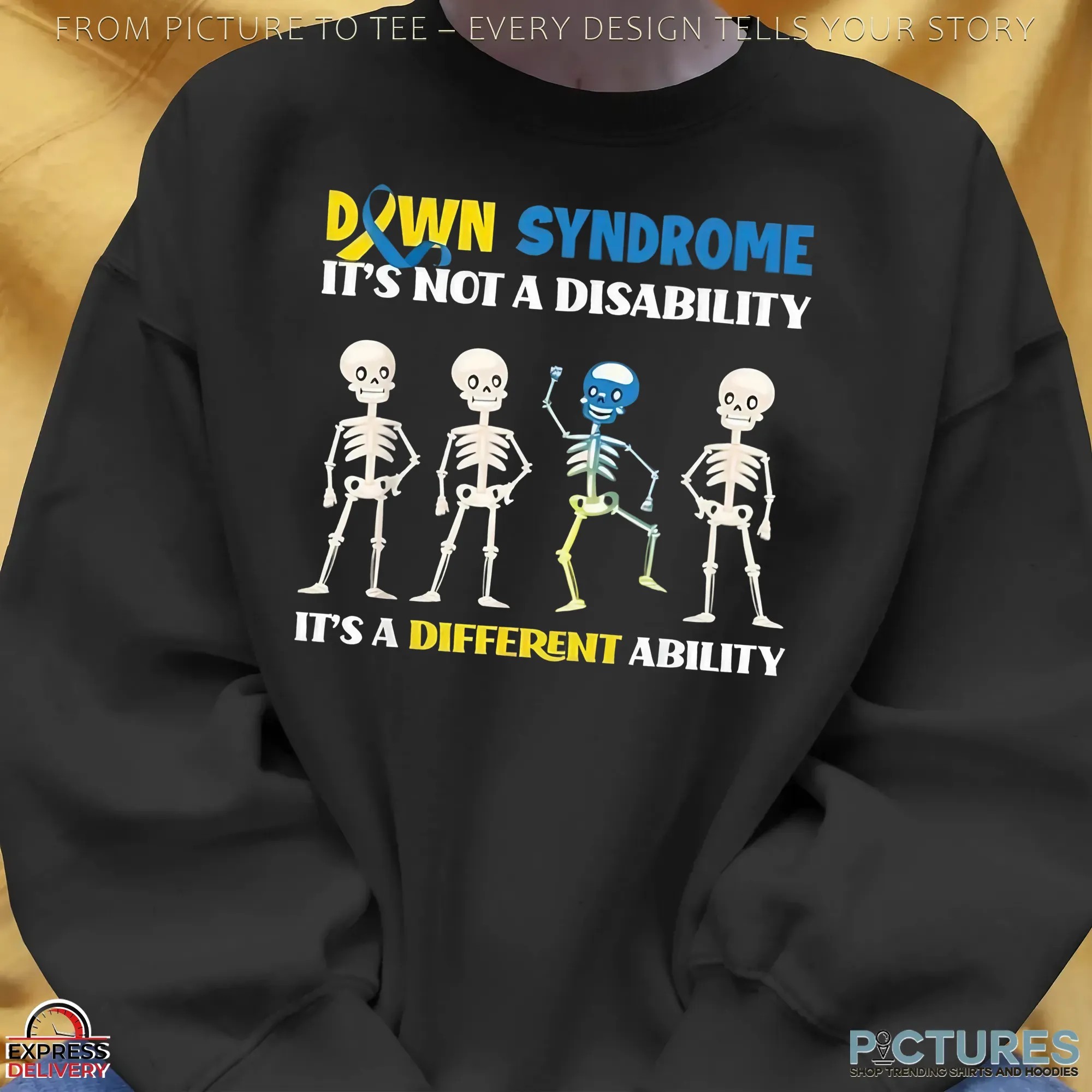 Down Syndrome It's Not A Disability It's A Different Ability T Shirt Down Syndrome It's Not A Disability It's A Different Ability T Shirt