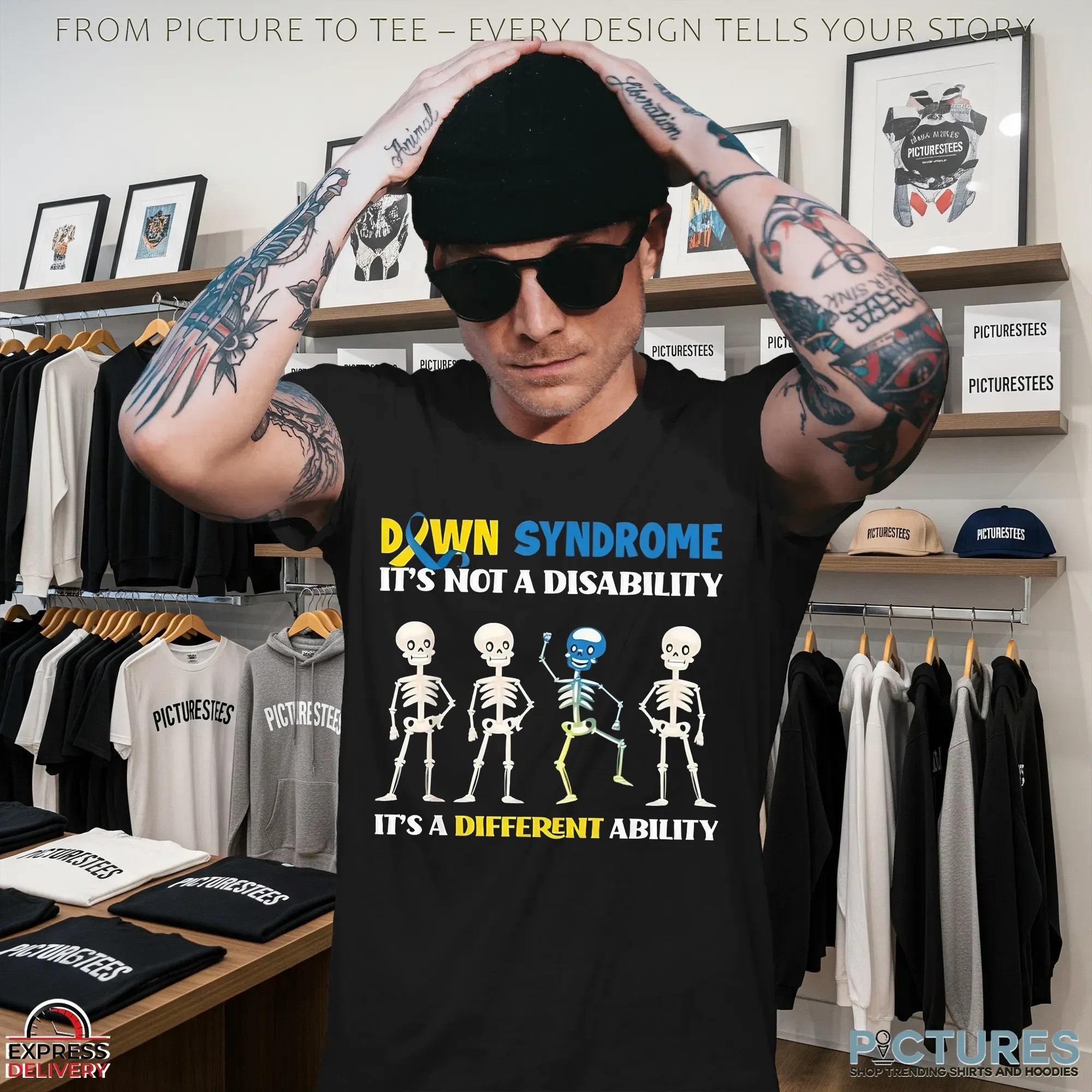 Down Syndrome It's Not A Disability It's A Different Ability T Shirt Down Syndrome It's Not A Disability It's A Different Ability T Shirt