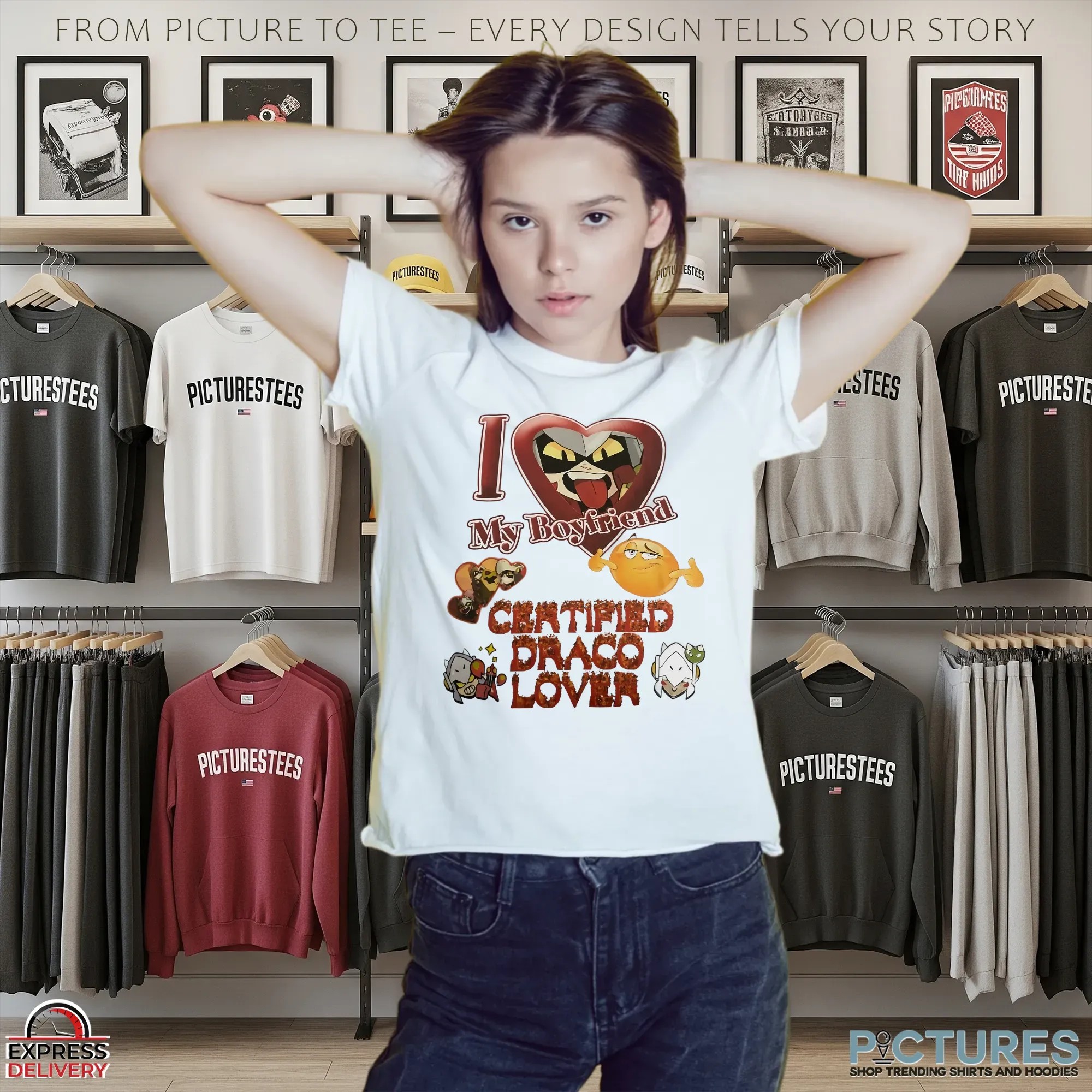 Draco Brawl Stars I Love My Boyfriend Certified Draco Lover T Shirt