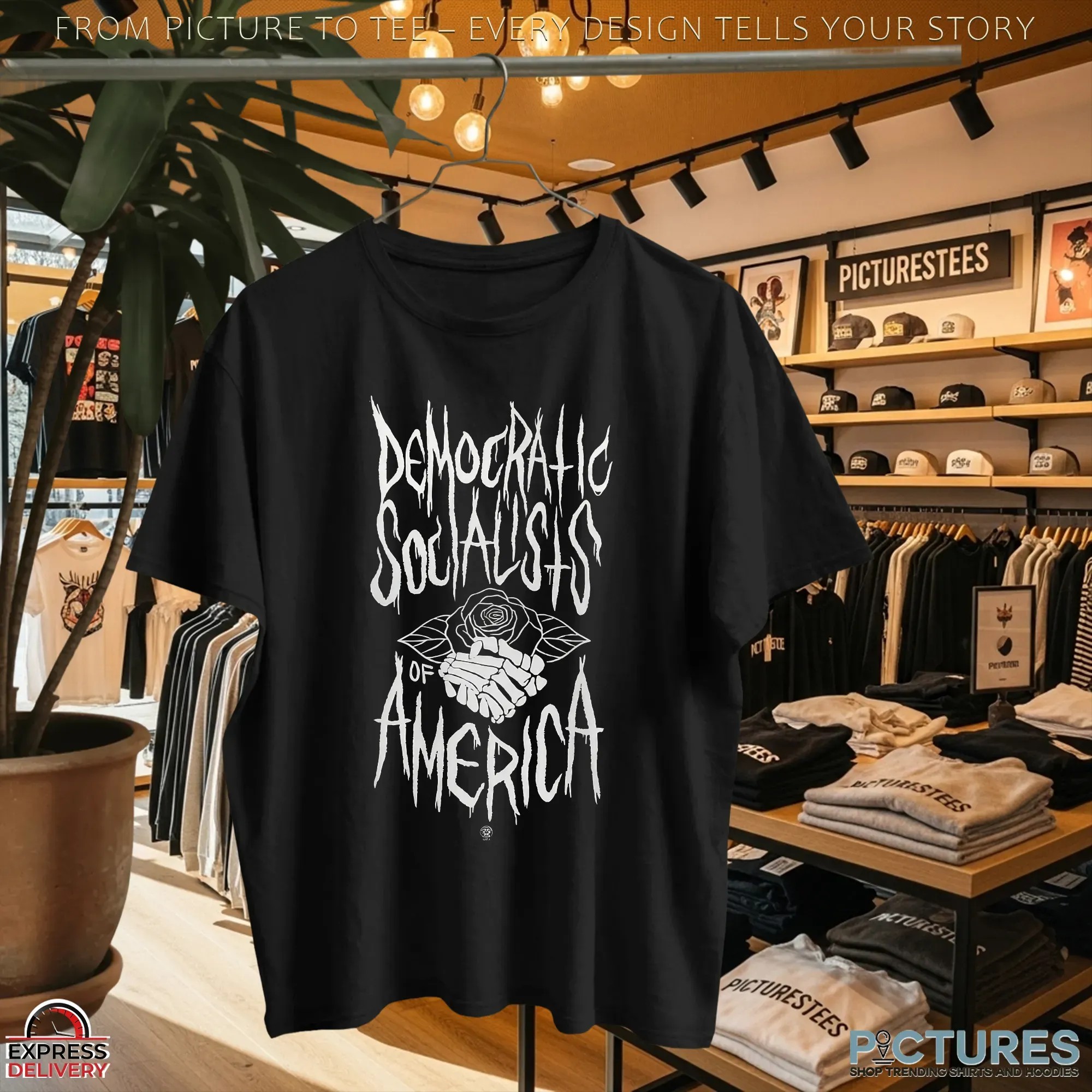 Dsa Democrafic Socialists Of America Spooky Season T Shirt