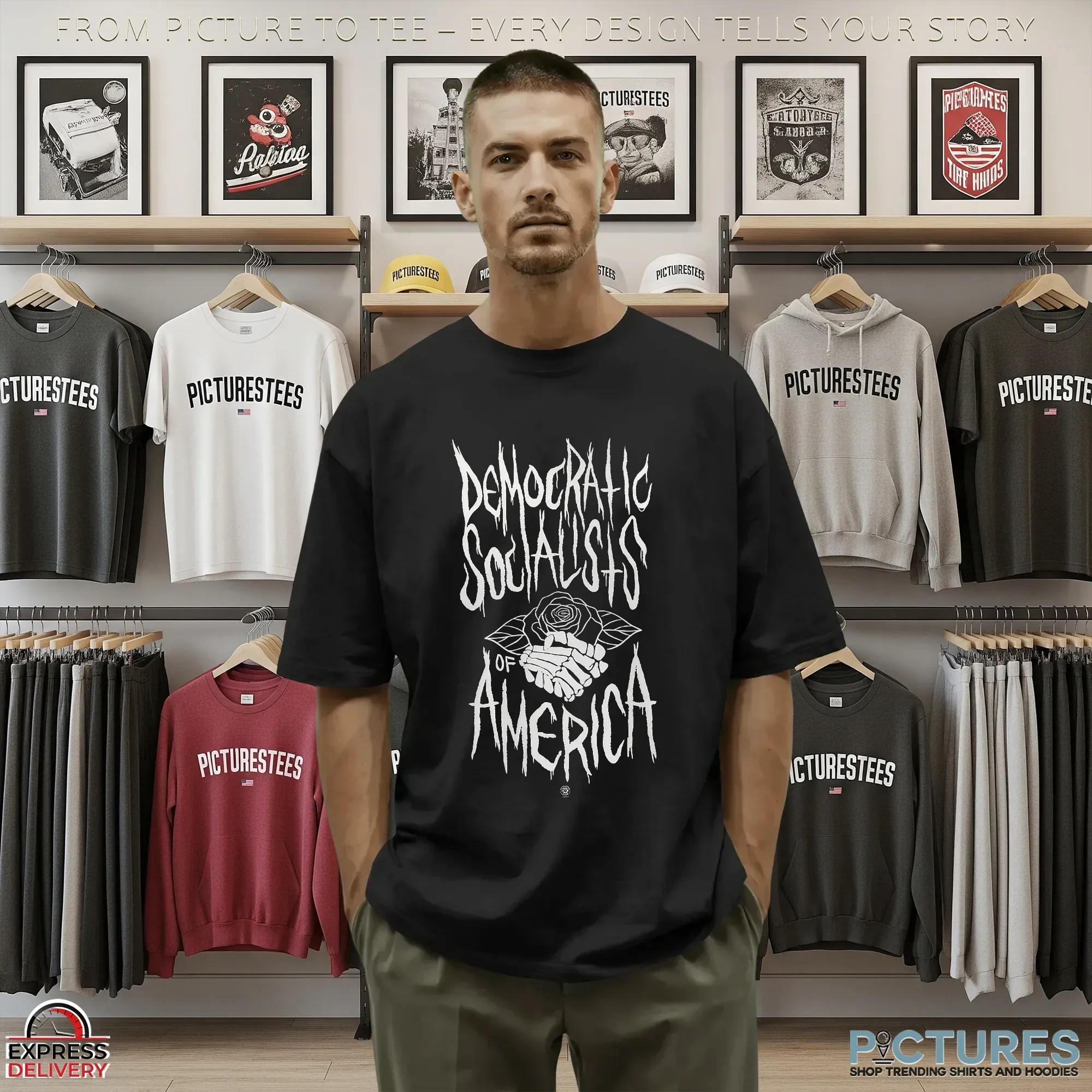 Dsa Democrafic Socialists Of America Spooky Season T Shirt