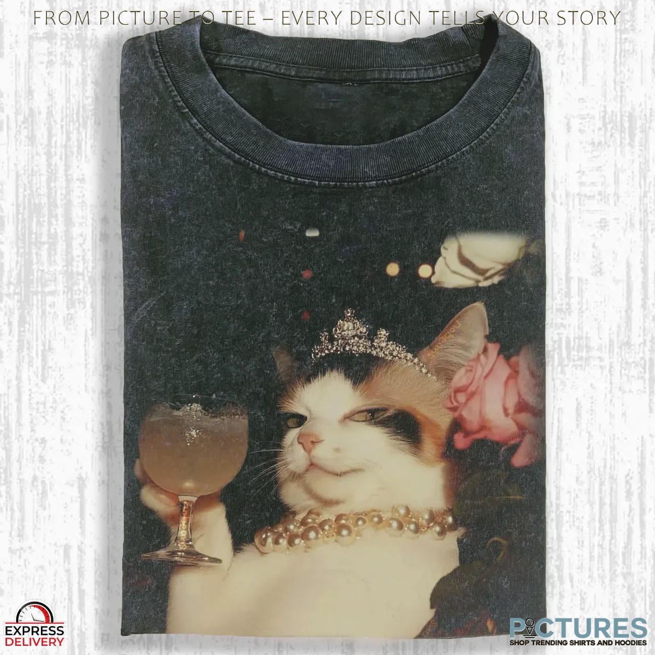 Elegant Cat Slay Cat T Shirt