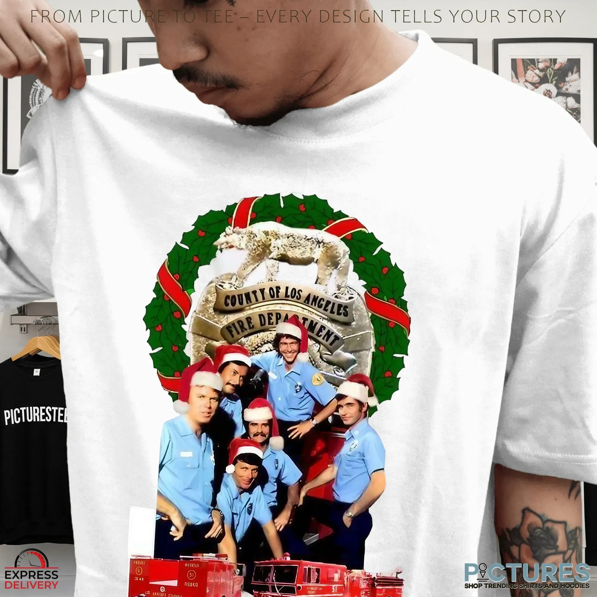Emergency Christmas Graphic T Shirt Emergency Christmas Graphic T Shirt