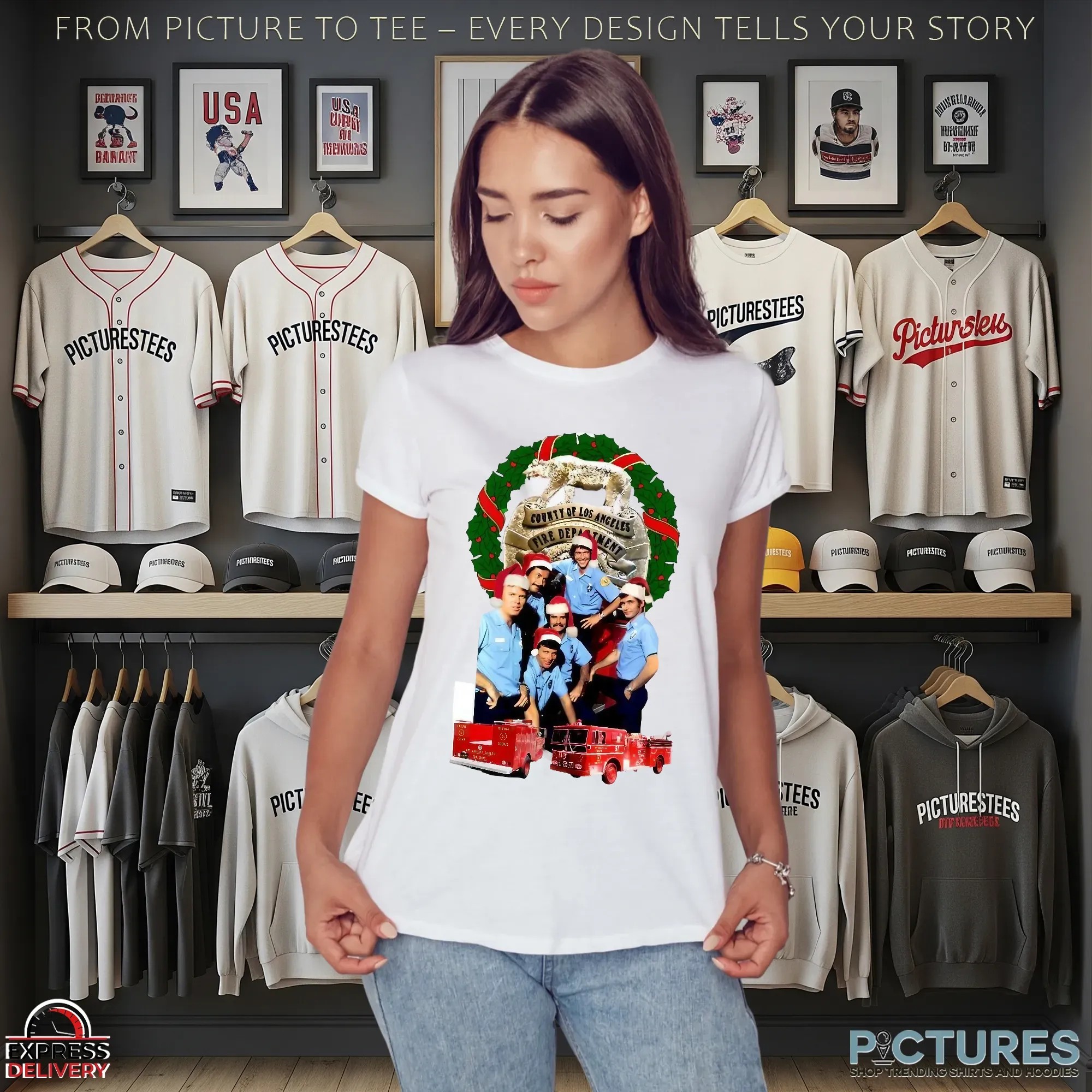 Emergency Christmas Graphic T Shirt Emergency Christmas Graphic T Shirt
