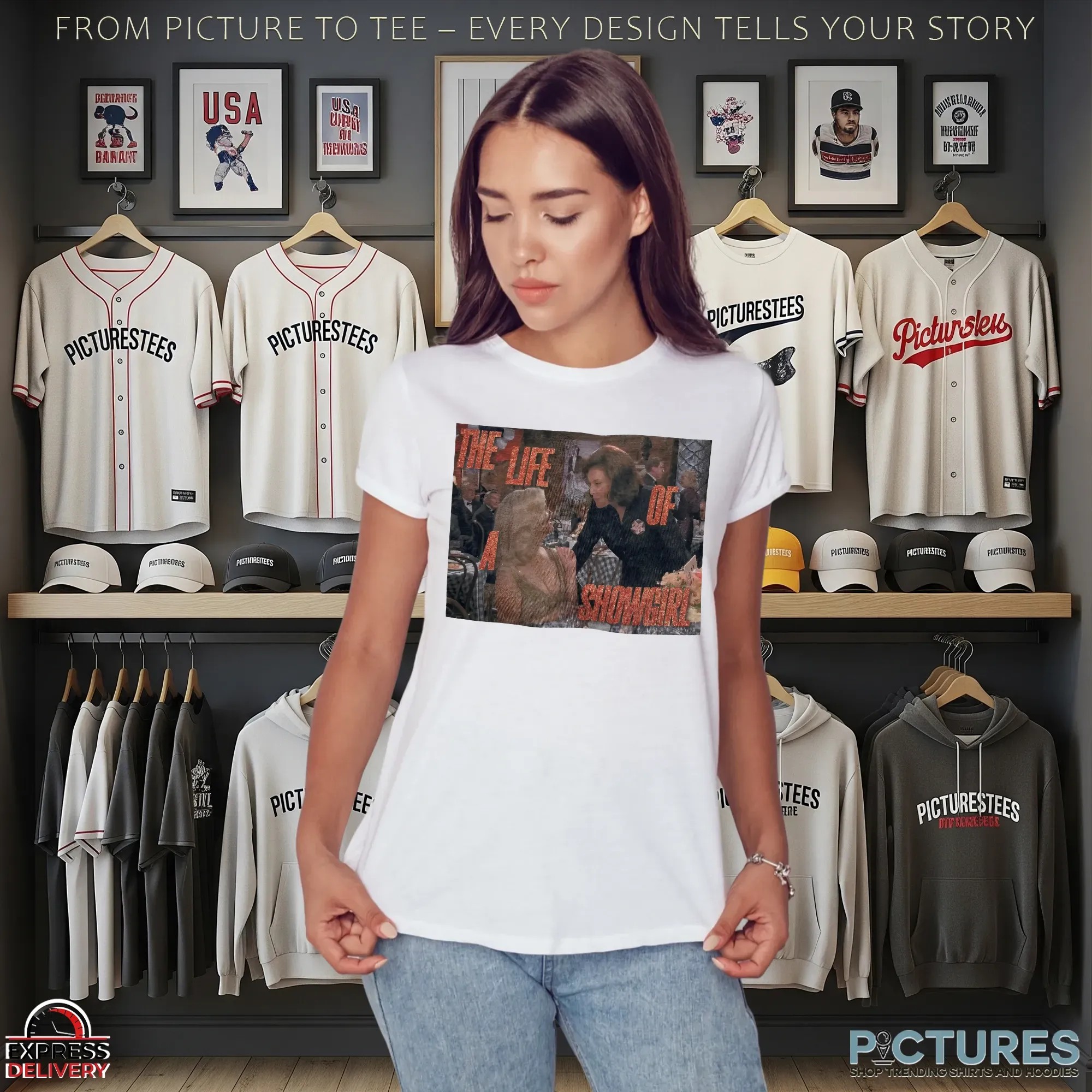 Emily Gilmore Dar The Life Of A Showgirl T Shirt