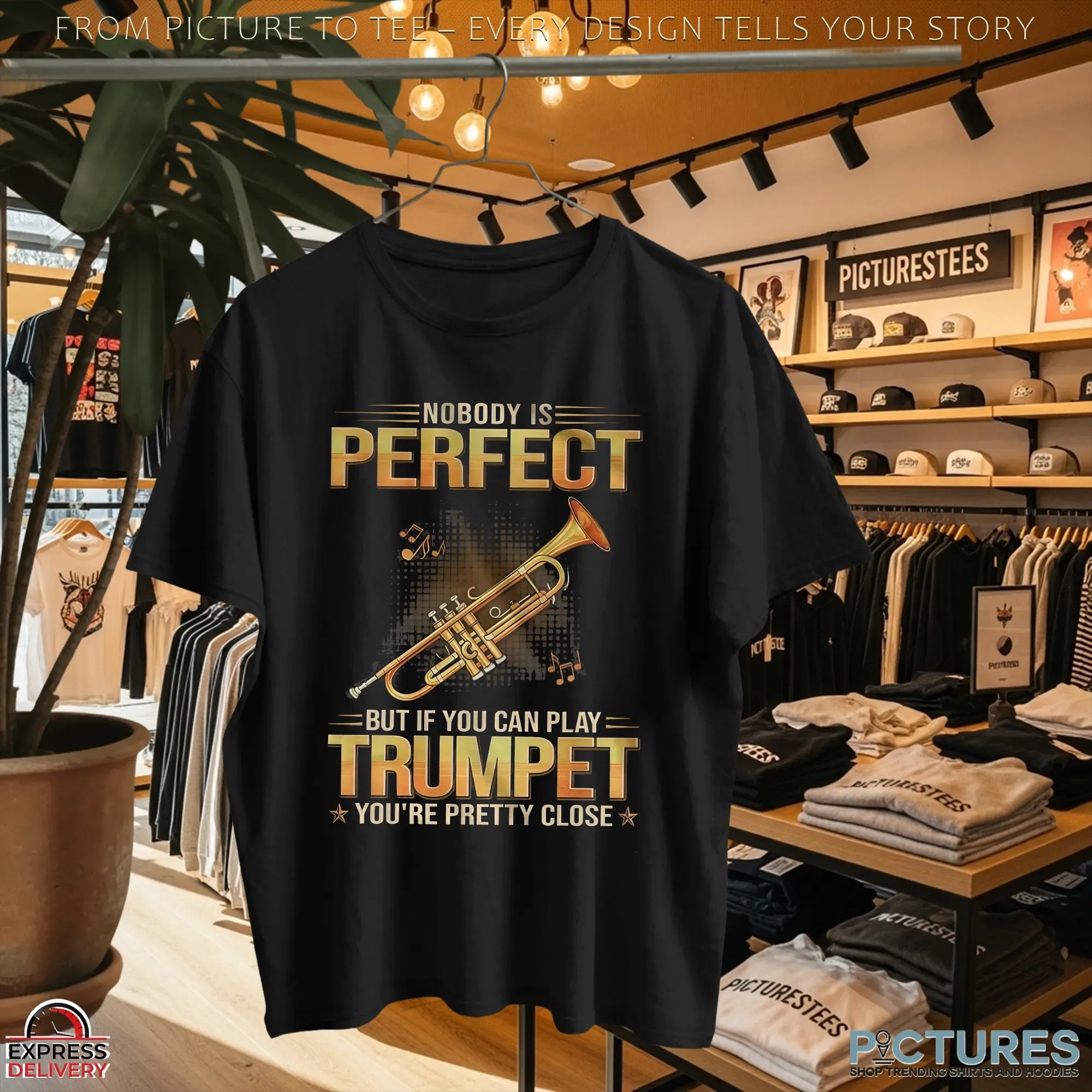 Enobody Is Perfect But If You Can Play Trumpet You're Pretty Close T Shirt Enobody Is Perfect But If You Can Play Trumpet You're Pretty Close T Shirt