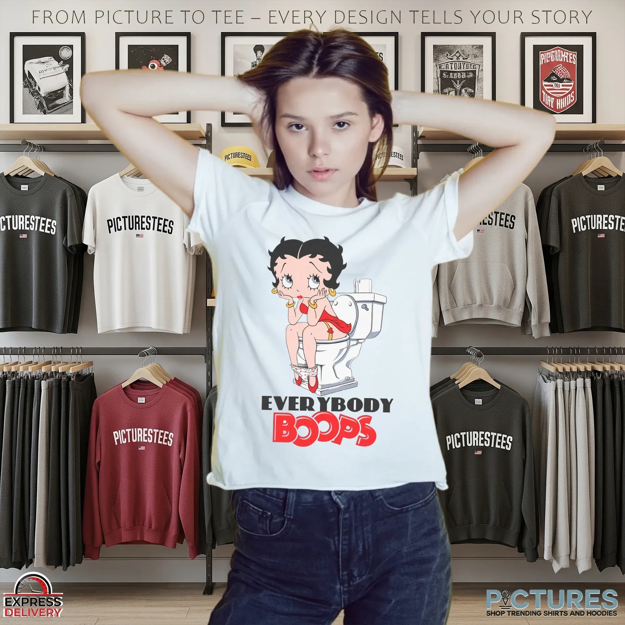 Everybody Boops Betty Boop Meme T Shirt