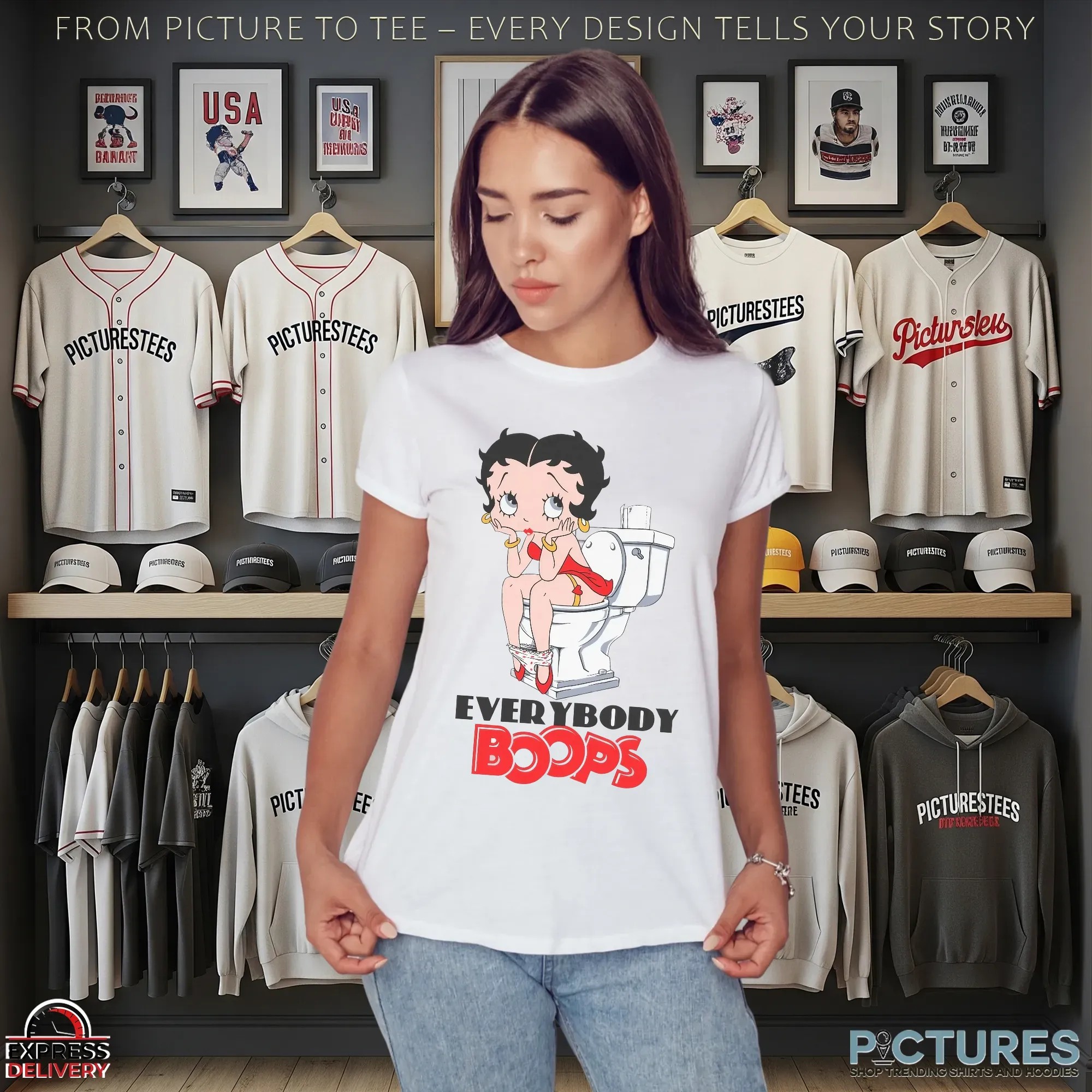 Everybody Boops Betty Boop Meme T Shirt Everybody Boops Betty Boop Meme T Shirt