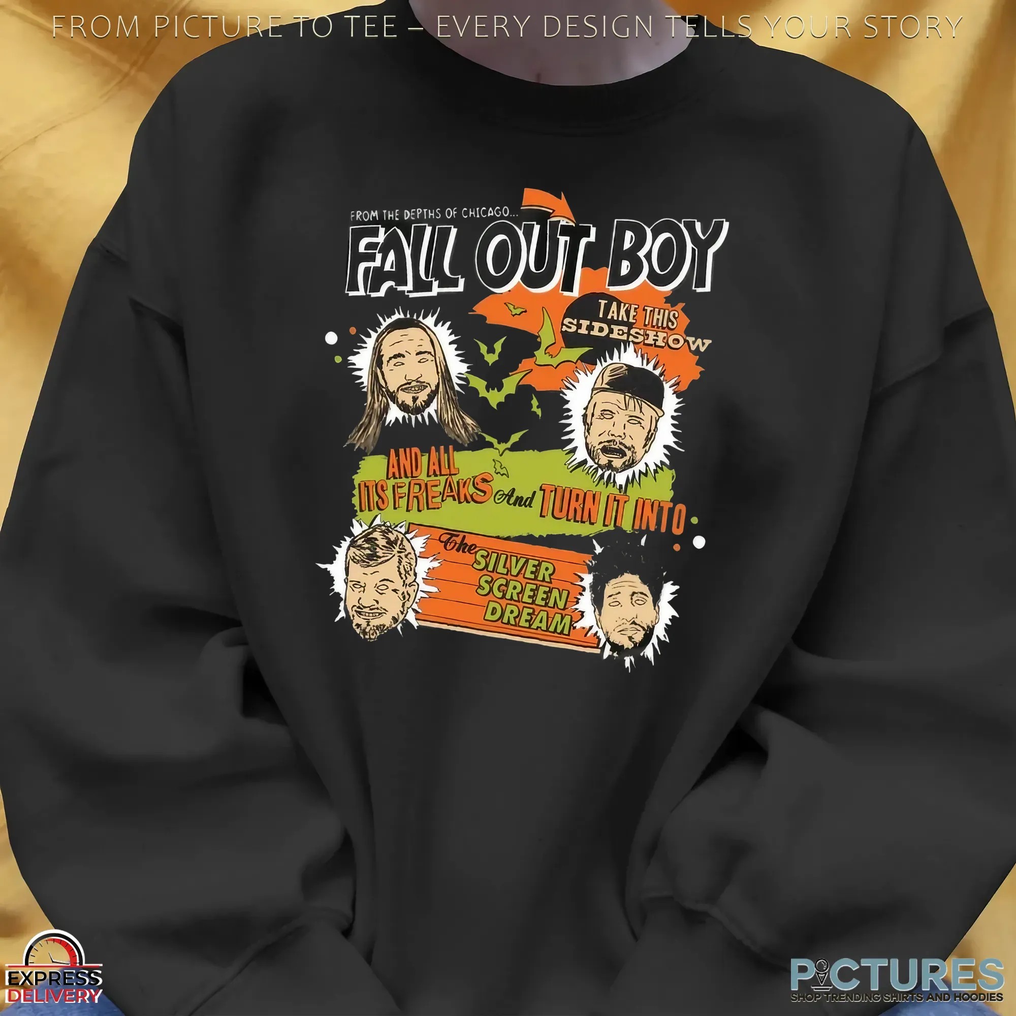 FAB From The Depths Of Chicago Take This Sideshow Halloween 2025 Drop Novocaine Lyric T Shirt FAB From The Depths Of Chicago Take This Sideshow Halloween 2025 Drop Novocaine Lyric T Shirt