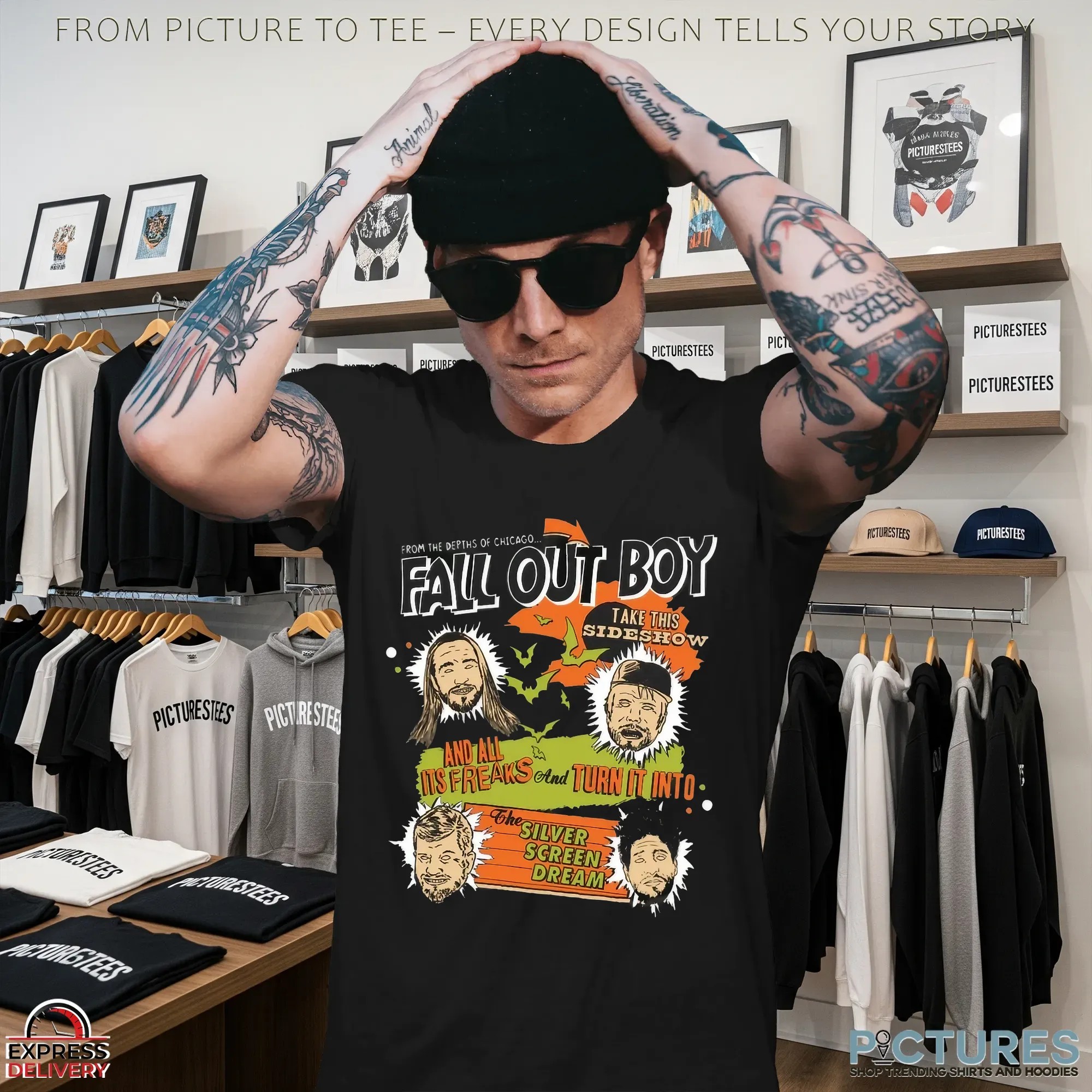 FAB From The Depths Of Chicago Take This Sideshow Halloween 2025 Drop Novocaine Lyric T Shirt FAB From The Depths Of Chicago Take This Sideshow Halloween 2025 Drop Novocaine Lyric T Shirt