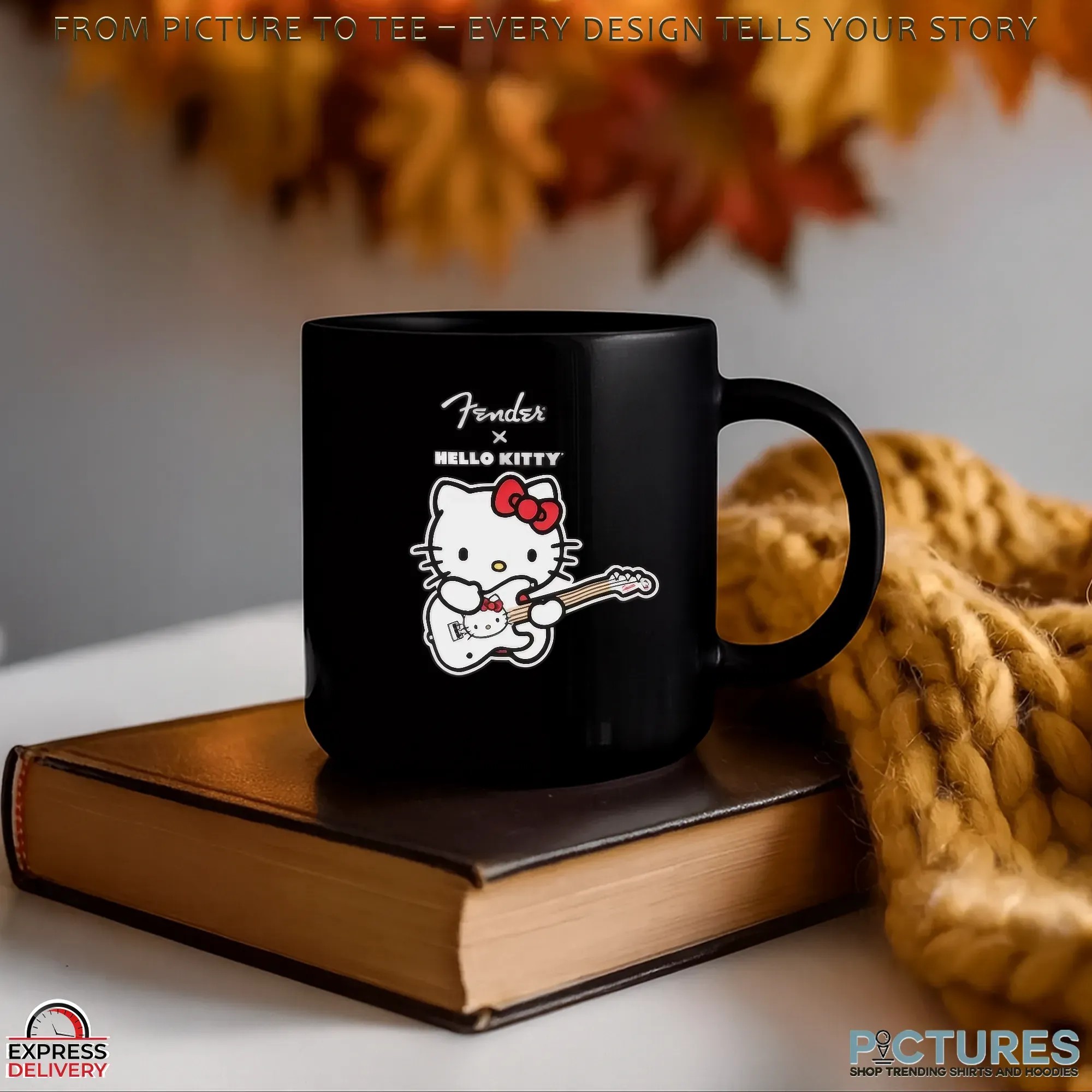 Fender x Hello Kitty Guitar T Shirt Fender x Hello Kitty Guitar T Shirt