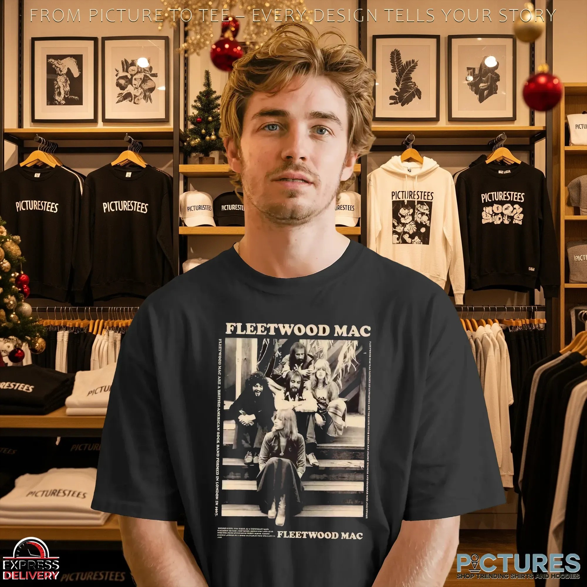 Fleetwood Mac Vintage Band Photo Classic Rock Parody Shirt
