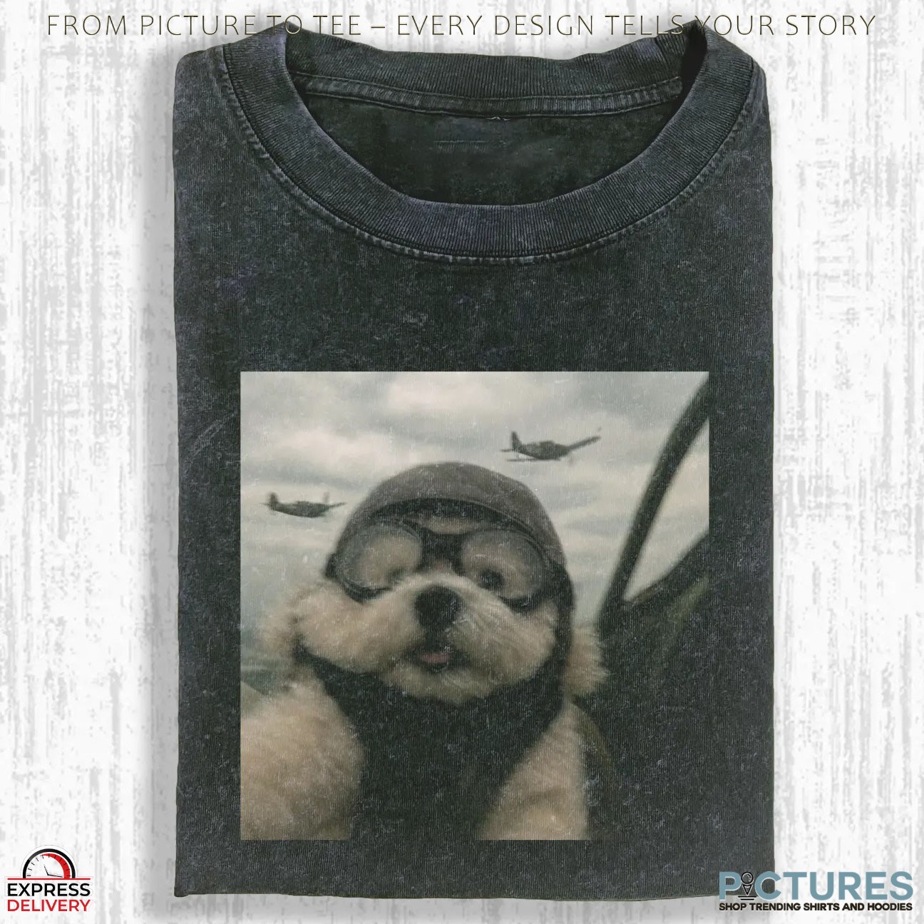 Flying Dog Meme T Shirt