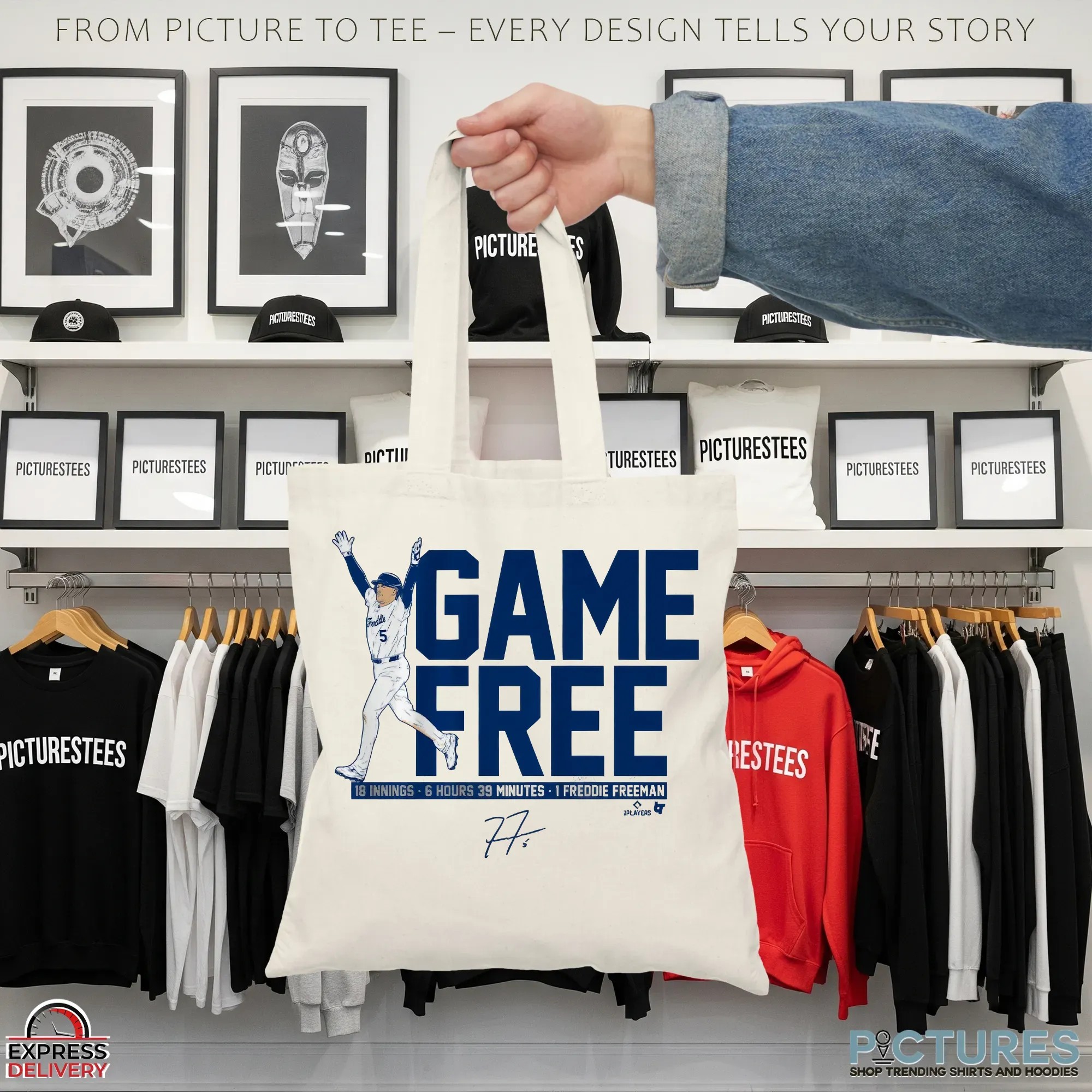 Freddie Freeman Game Free 18 Innings 6 Hours 39 Minutes 1 Freddie Freeman T Shirt Freddie Freeman Game Free 18 Innings 6 Hours 39 Minutes 1 Freddie Freeman T Shirt