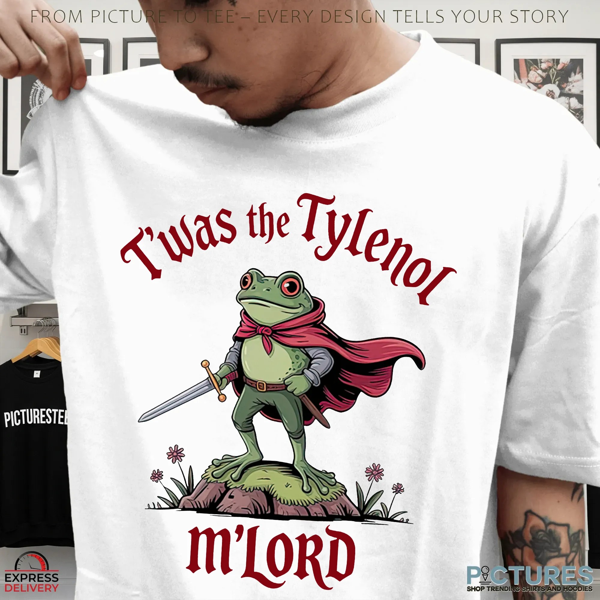 Frog T'was The Tylenol M'lord Meme T Shirt Frog T'was The Tylenol M'lord Meme T Shirt