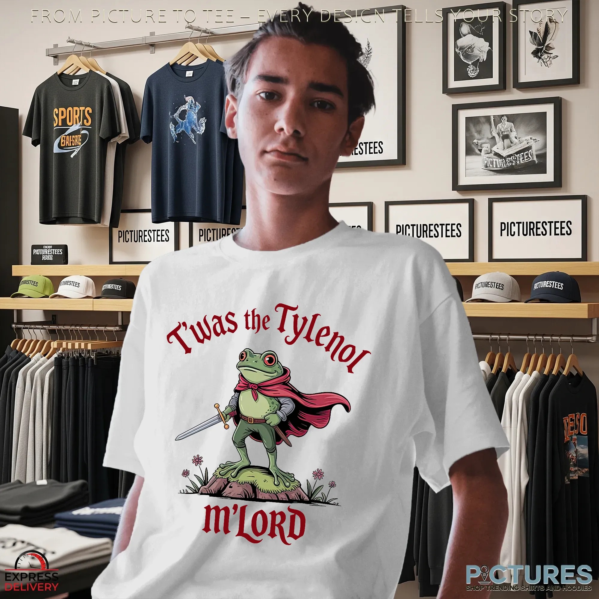 Frog T'was The Tylenol M'lord Meme T Shirt Frog T'was The Tylenol M'lord Meme T Shirt