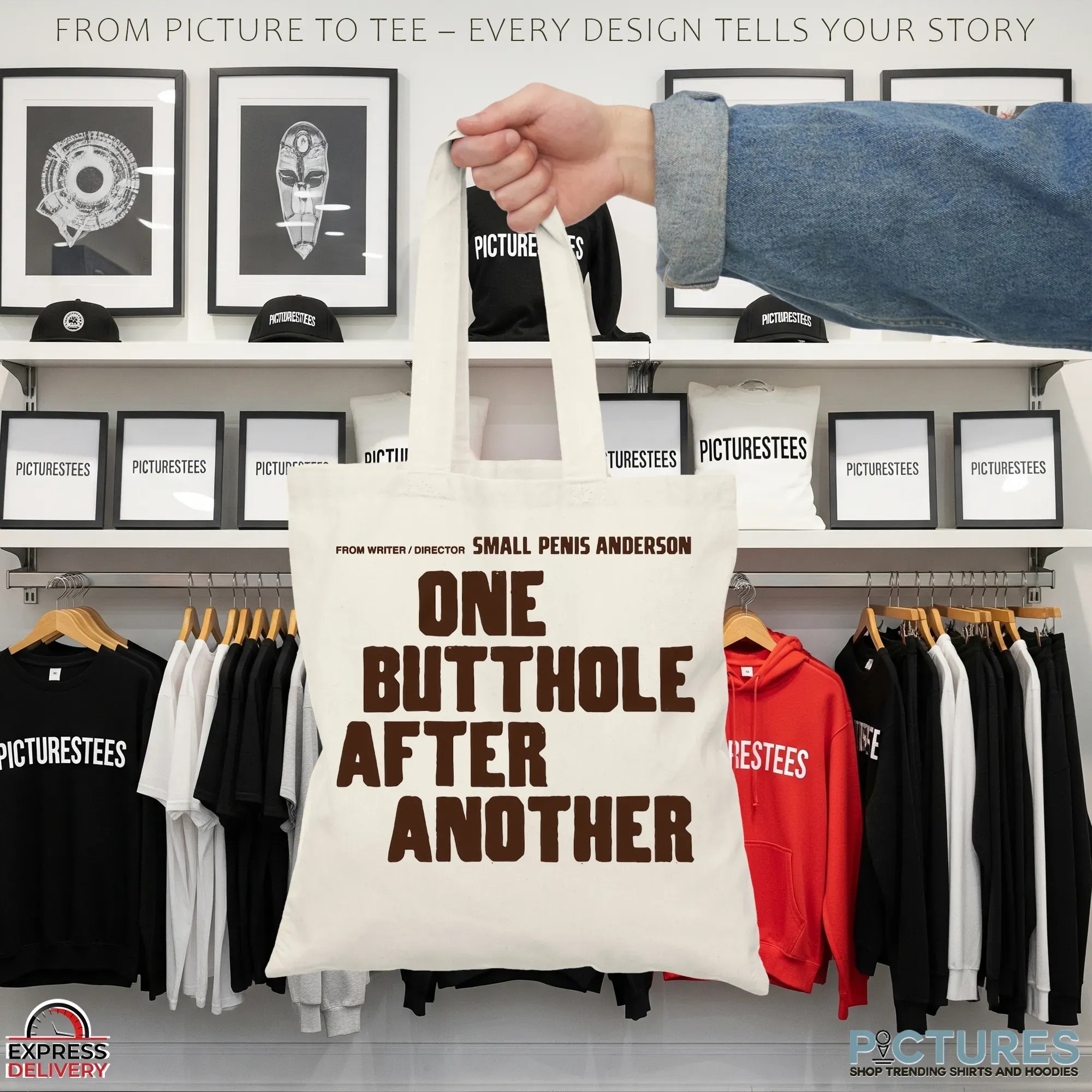 From Writer Director Small Penis Anderson One Butthole After Another Meme T Shirt