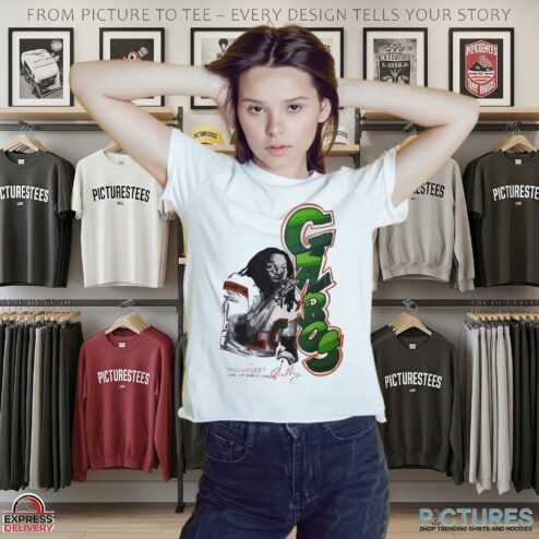 Gabos Malachi Toney Malihassee Miami Hurricanes Signature T Shirt