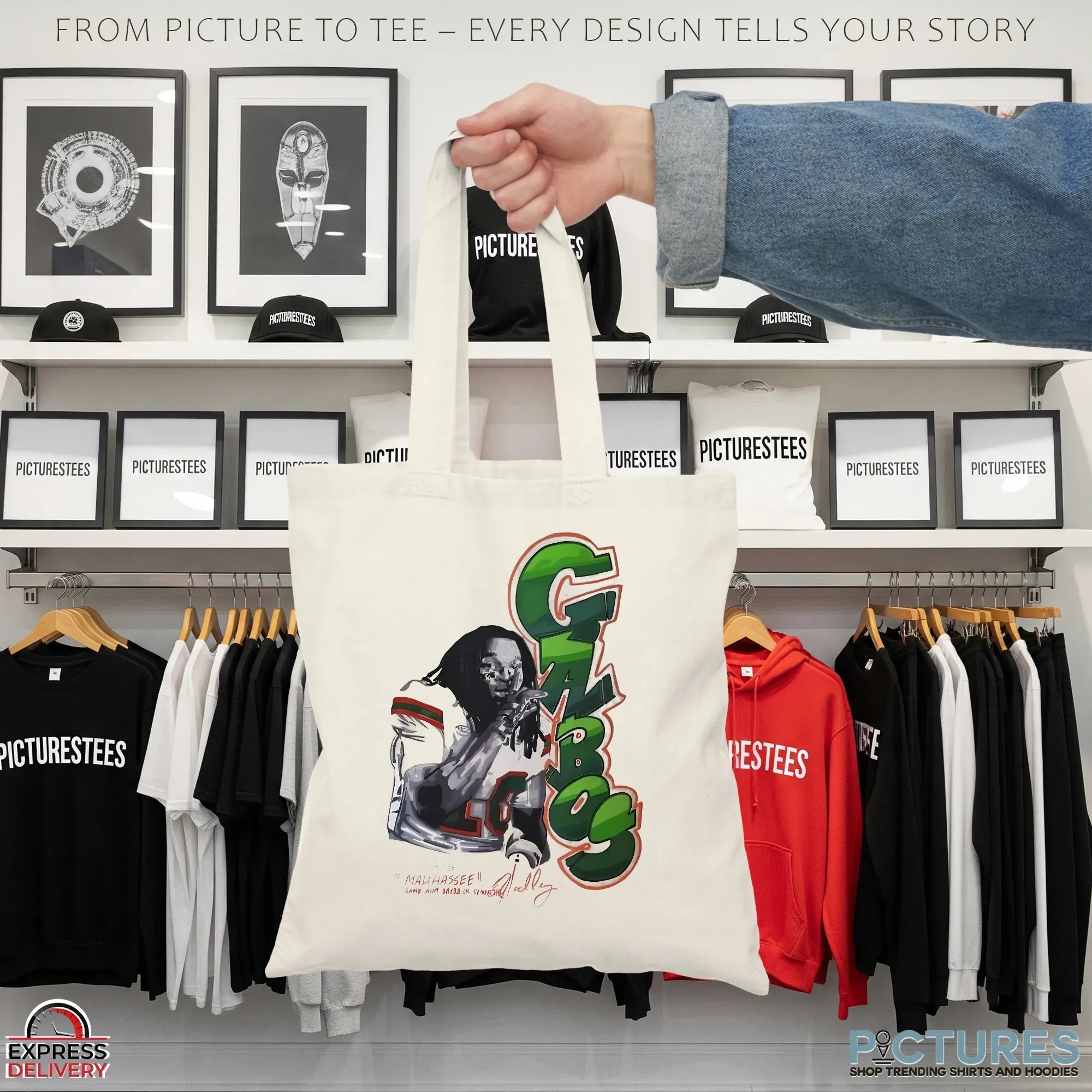 Gabos Malachi Toney Malihassee Miami Hurricanes Signature T Shirt Gabos Malachi Toney Malihassee Miami Hurricanes Signature T Shirt