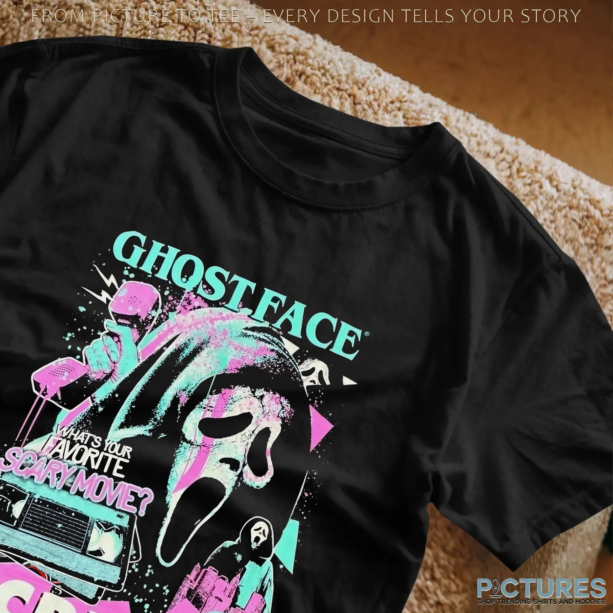 GhostFace Scream Halloween Horror Movie Vintage 1996 T Shirt