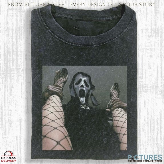 GhostFace Vintage Dark Meme Halloween T Shirt